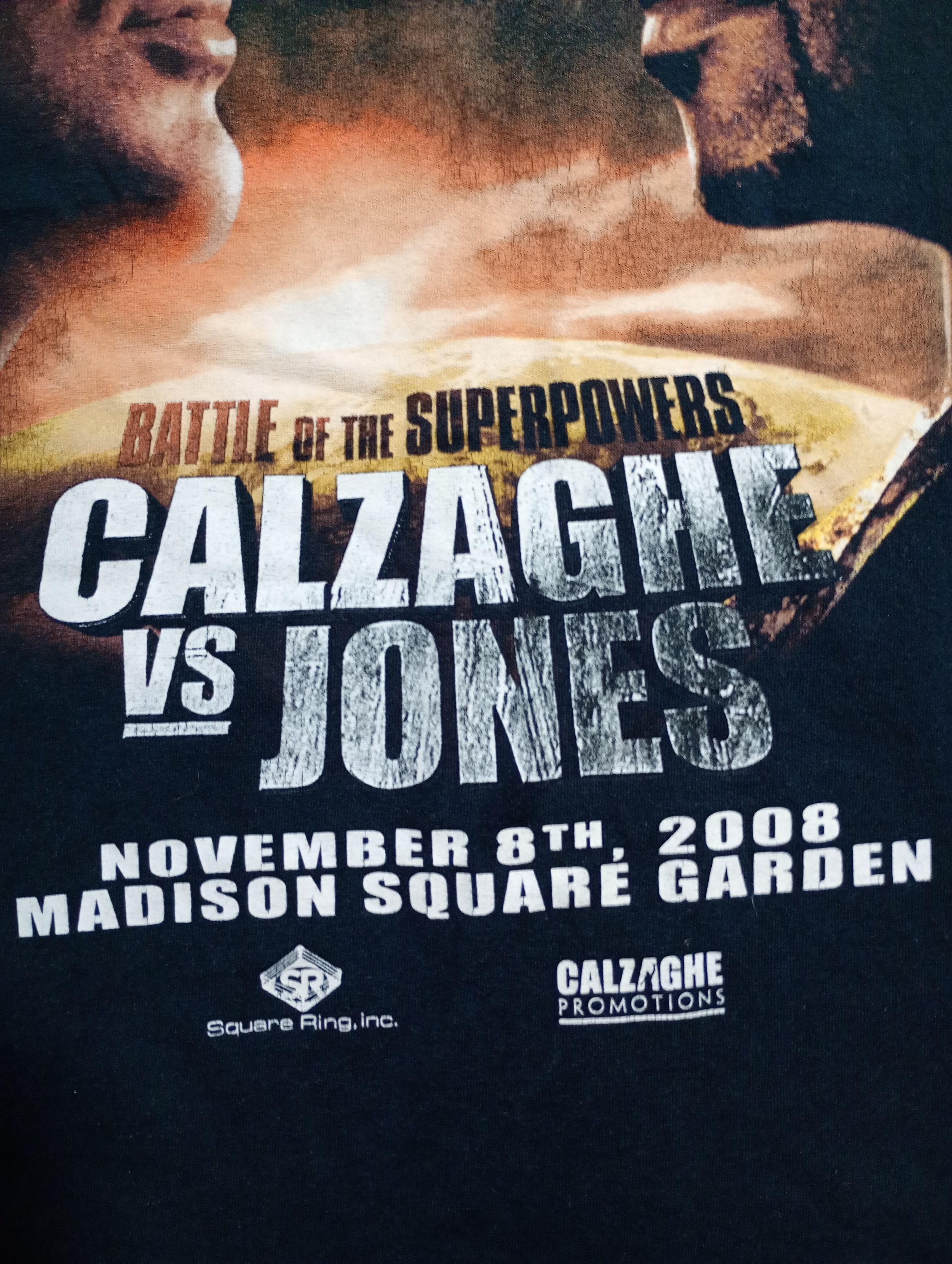 Gildan × Vintage Gildan Calzaghe vs Jones November 8th 2008 T-Shirt Size US M / EU 48-50 / 2 - 7 Thumbnail
