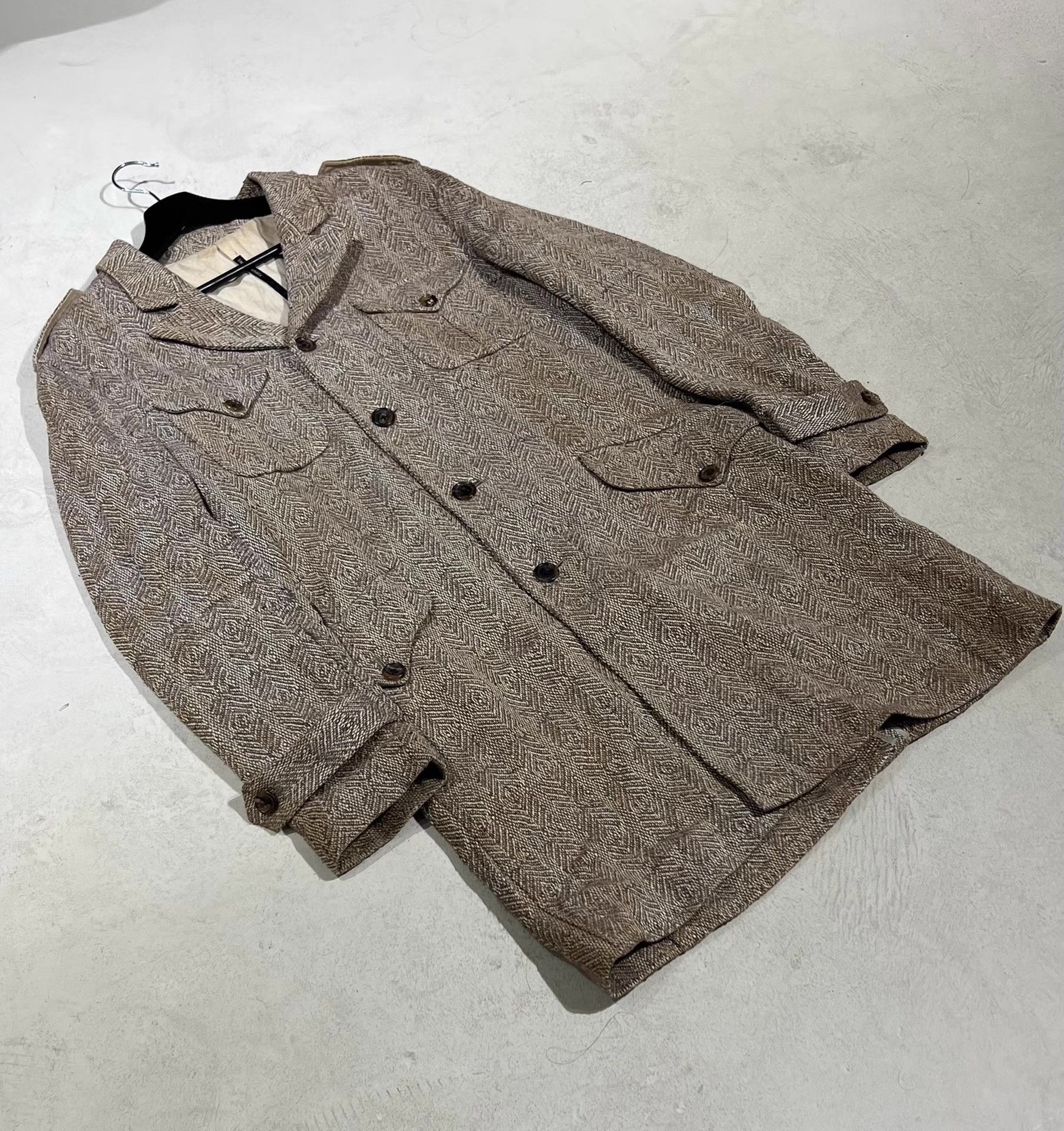 Kiminori Morishita Kiminori Morishita Early Long Suit Jacket Q13 Size 48L - 4 Thumbnail