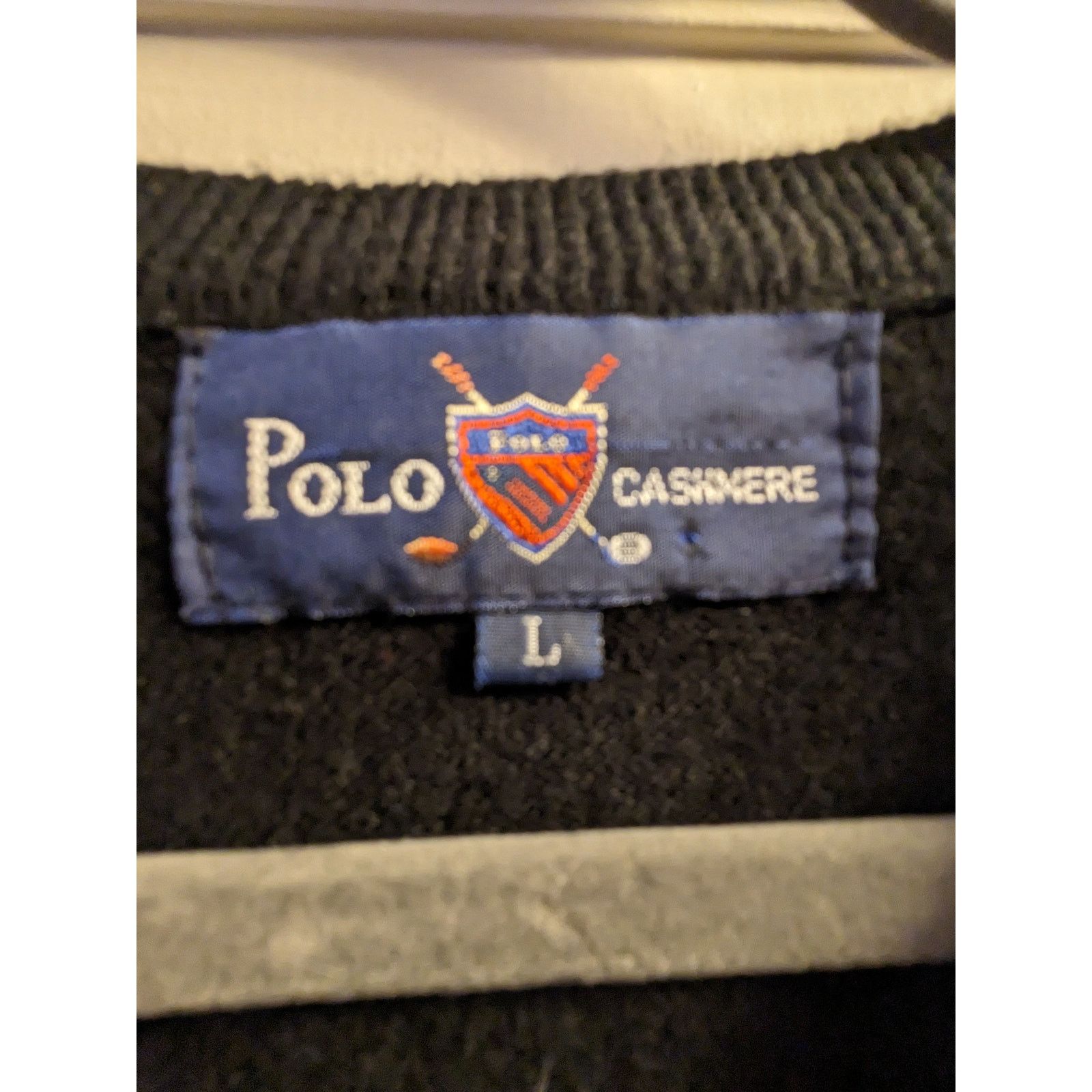 Polo Ralph Lauren Polo Cashmere Sweater Size US L / EU 52-54 / 3 - 3 Thumbnail