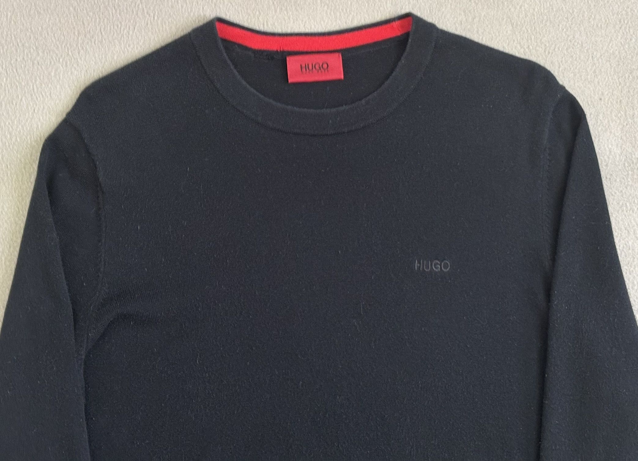 Hugo Boss Hugo Boss sweater black small logo medium Size US M / EU 48-50 / 2 - 6 Thumbnail