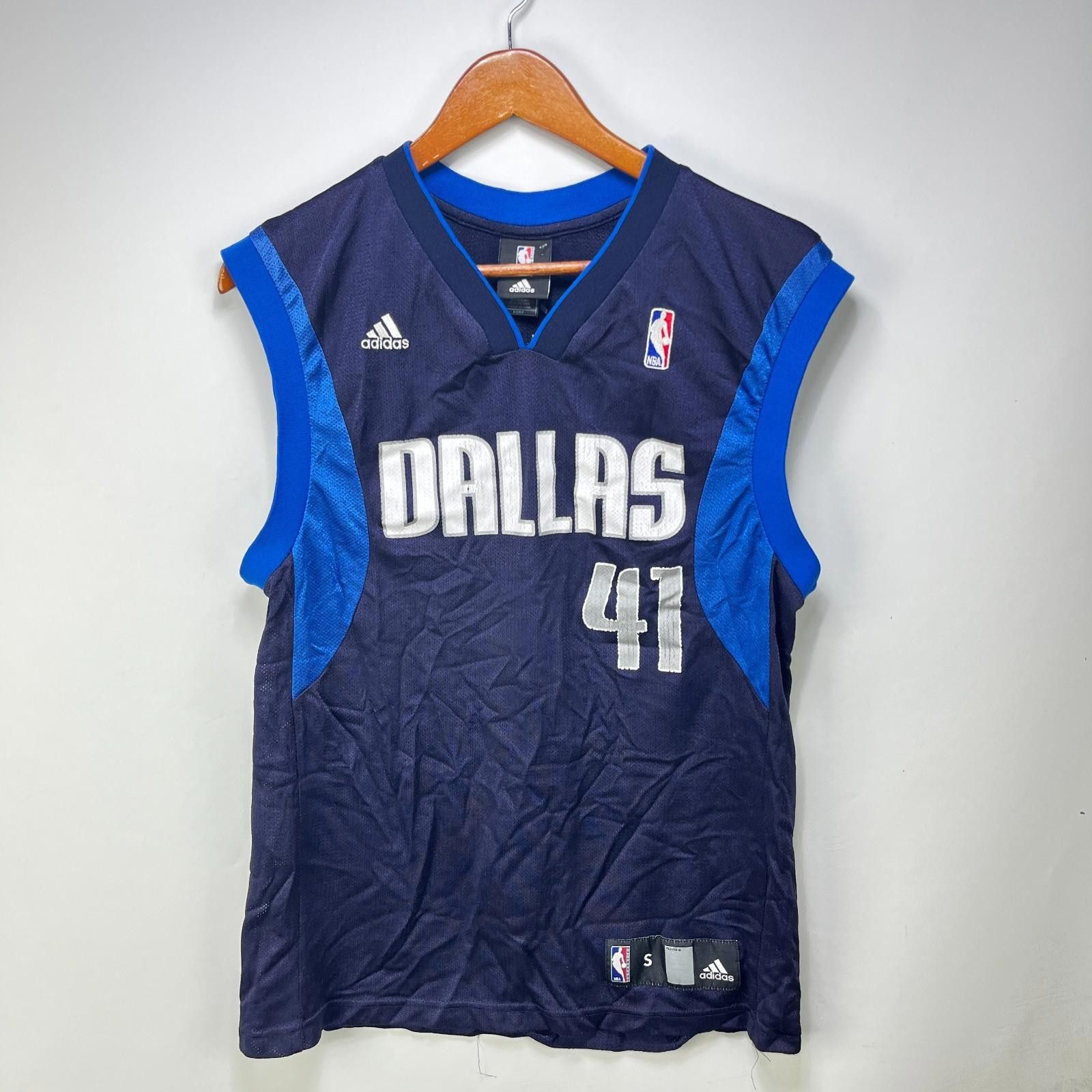 Adidas Vintage Dallas Mavericks Dirk Nowitzki Jersey Small Size ONE SIZE - 1 Thumbnail
