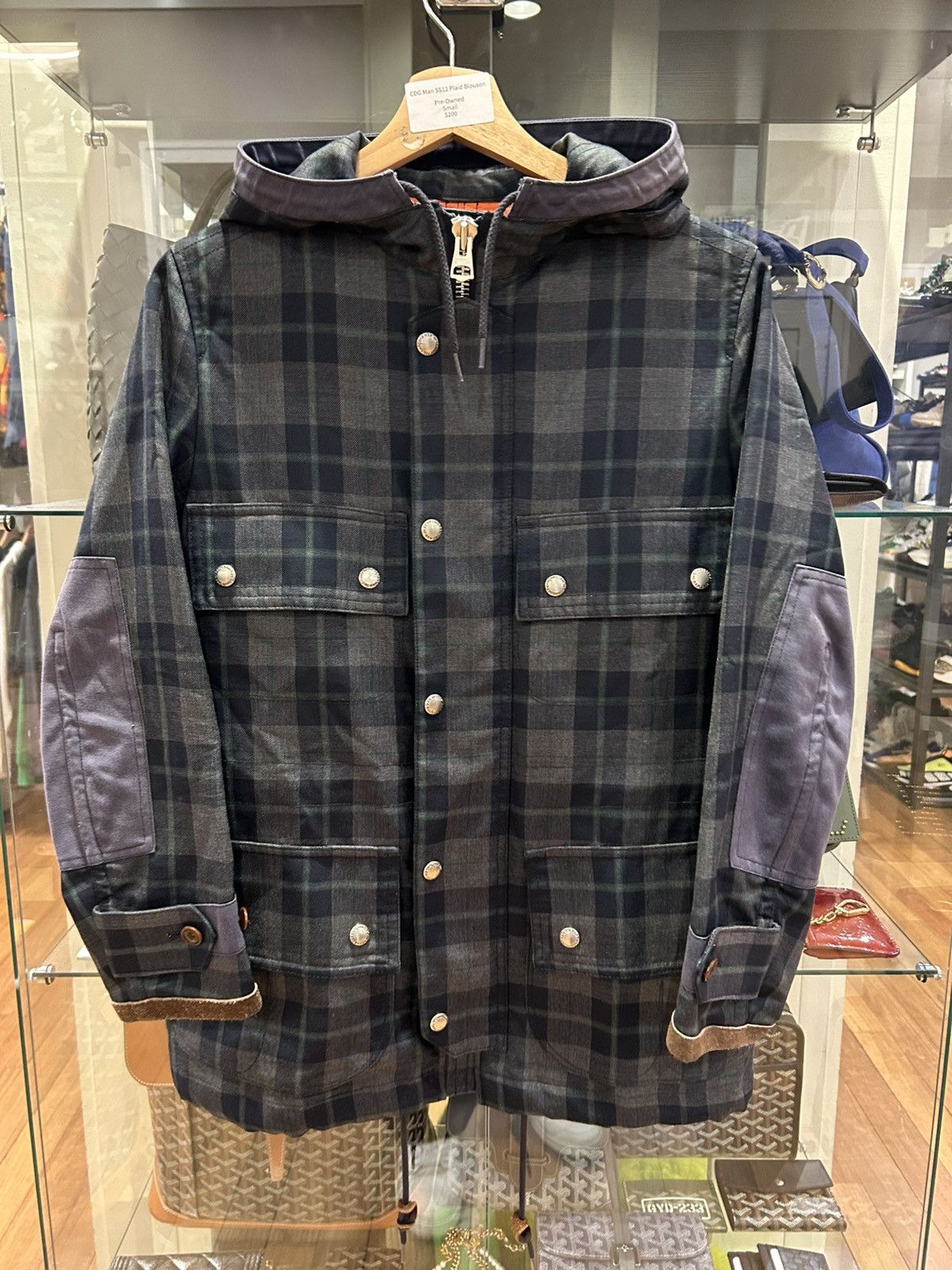 Junya Watanabe CDG Man SS12 Plaid Blouson Size US S / EU 44-46 / 1 - 1 Thumbnail