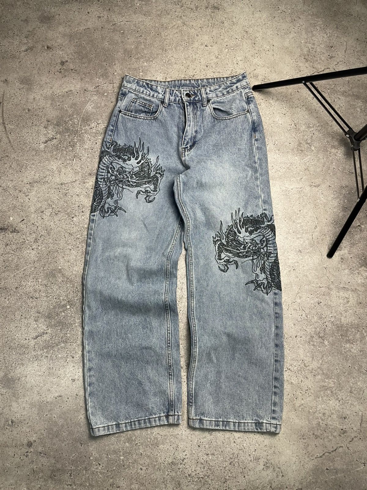 Ed Hardy Ed Hardy Urban Outfitters baggy jeans rap denim pants Size US 30 / EU 46 - 2 Thumbnail