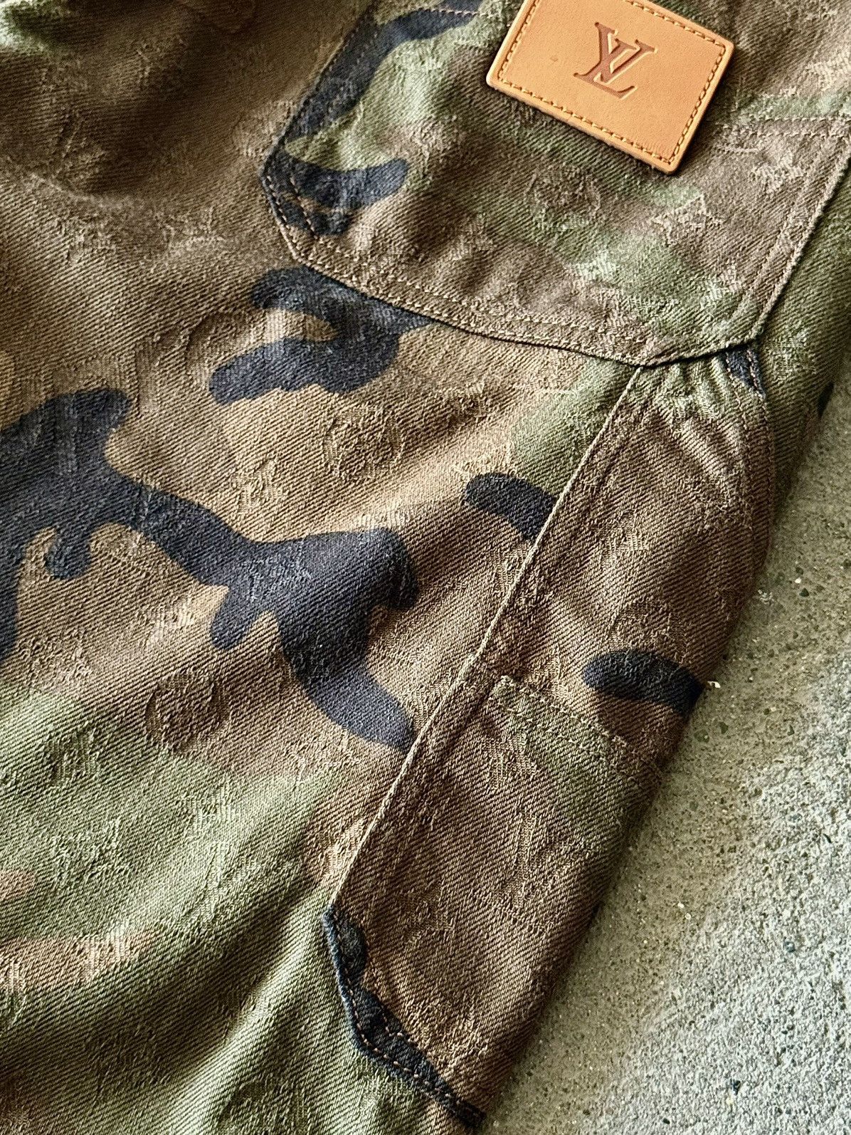 Louis Vuitton × Supreme Louis Vuitton - Supreme -SS16- Jacquard Camo Carpenter Jeans Size US 30 / EU 46 - 12 Thumbnail