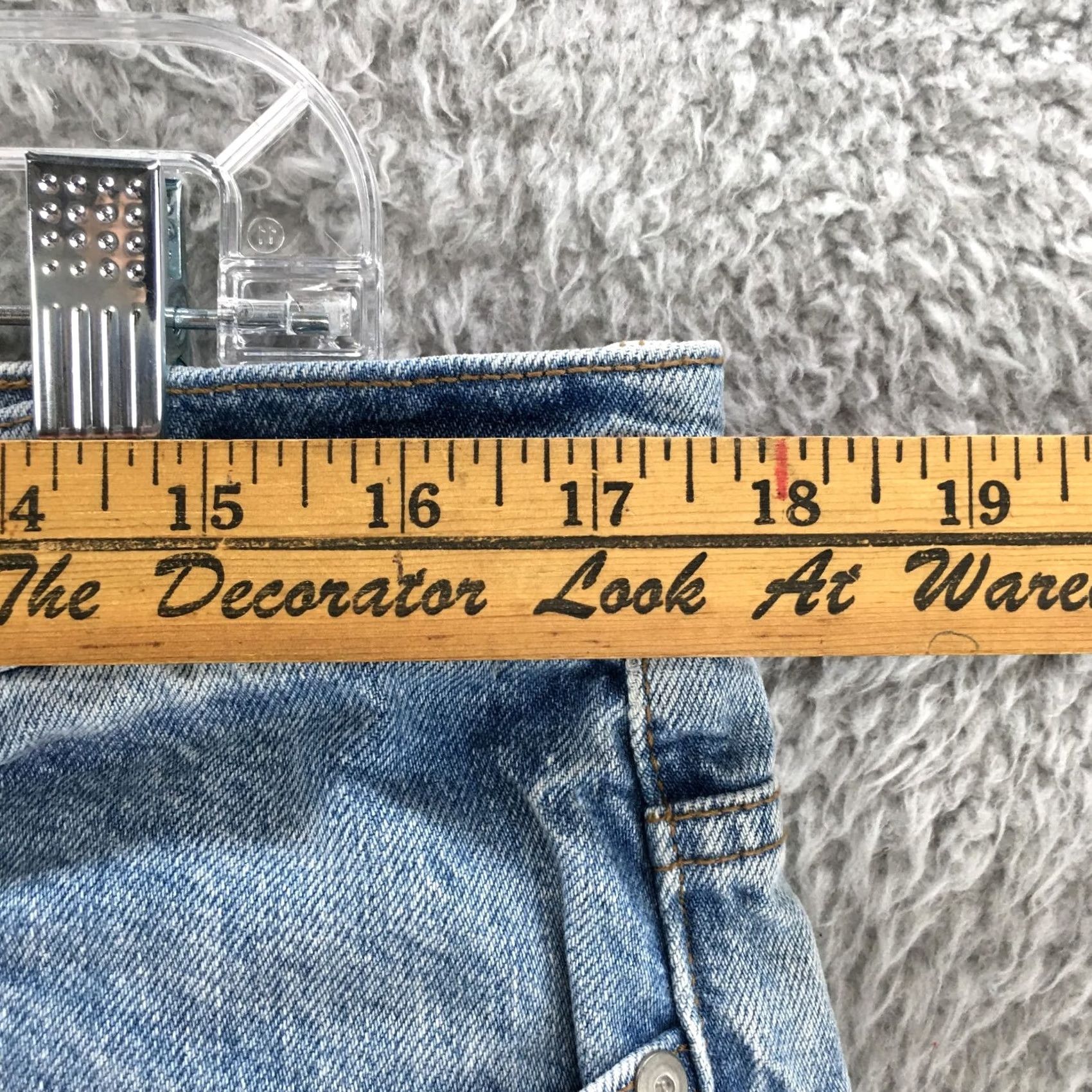 Banana Republic Banana Republic Jeans Womens 32 Blue Light Wash Straight 5 Pockets Size 24" / US 00 / IT 34 - 5 Thumbnail
