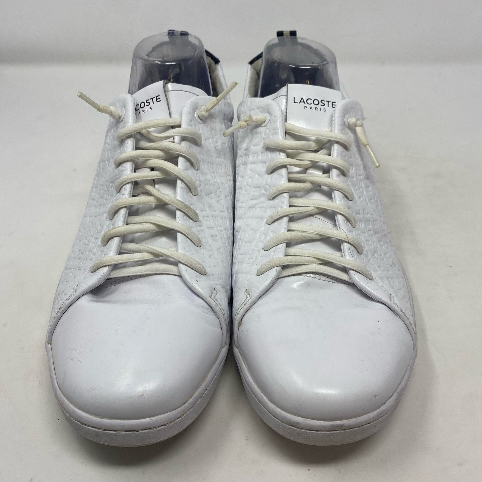 Lacoste Lacoste Carnaby White Leather Lace Up Sneakers Mens 11.5 Size US 11.5 / EU 44-45 - 3 Thumbnail