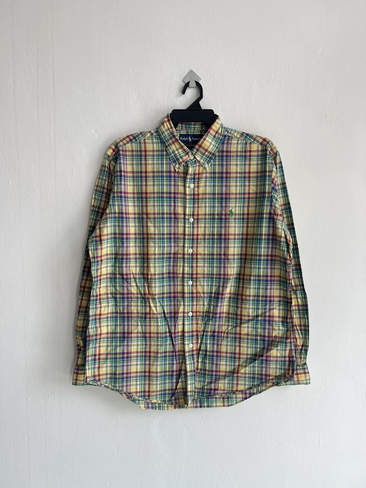 Polo Ralph Lauren RARE Polo Ralph Lauren Indian Madras Custom Fit Oxford Shirt Size US L / EU 52-54 / 3 - 2 Thumbnail