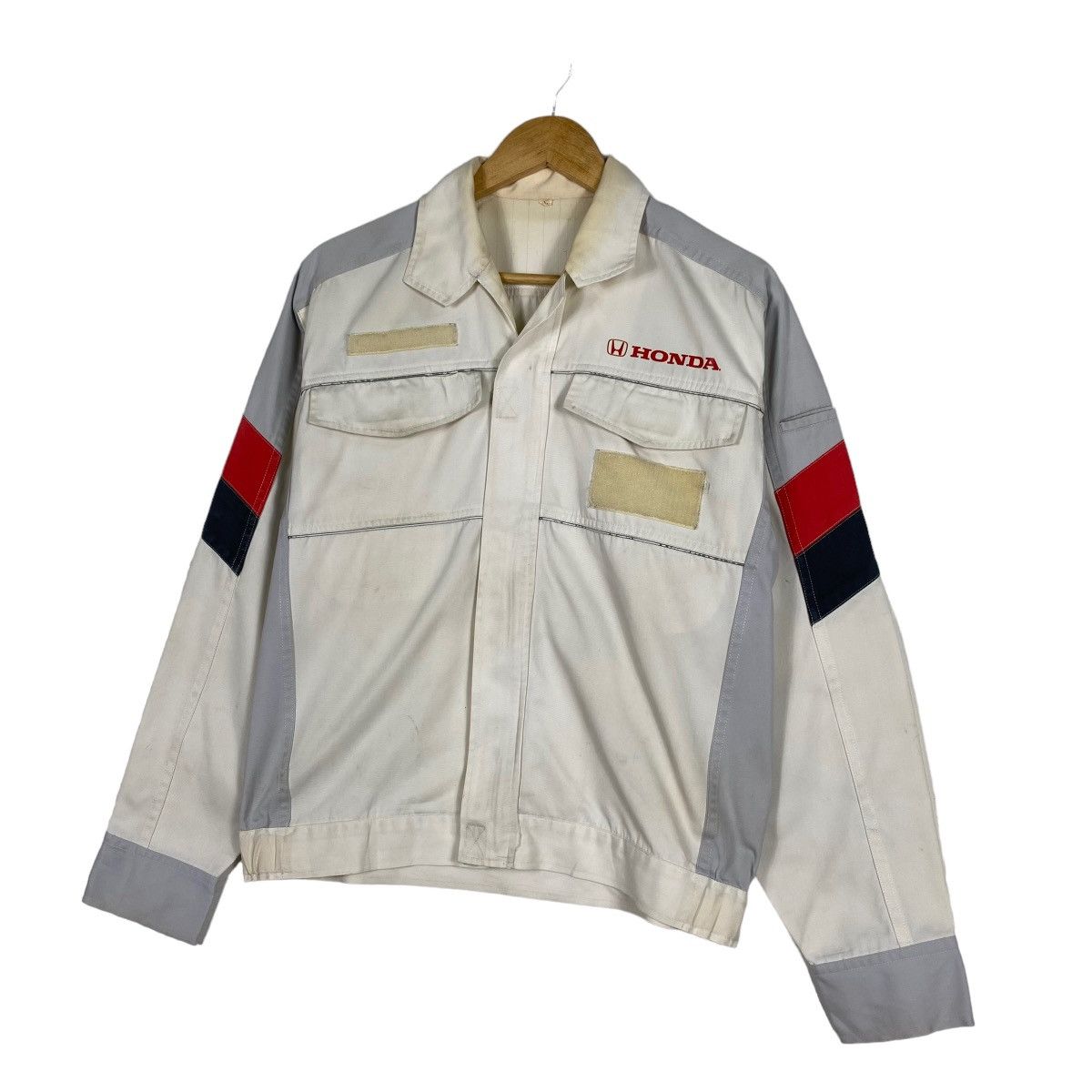Honda Vintage 90s Honda Workwear Zipper Jacket Size US M / EU 48-50 / 2 - 4 Thumbnail