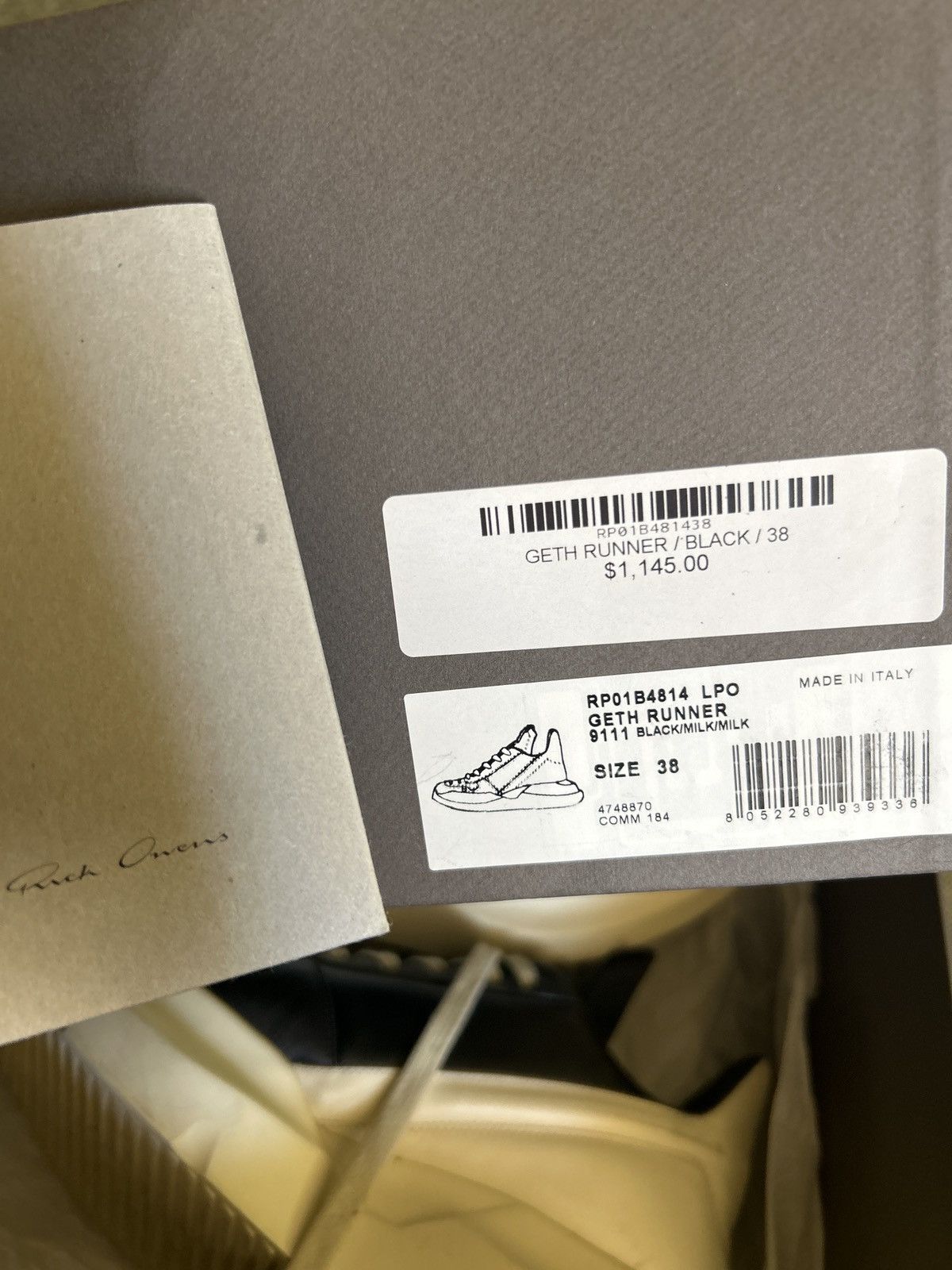 Rick Owens Rick Owens womens Geth Runner Size US 8 / IT 38 - 7 Thumbnail