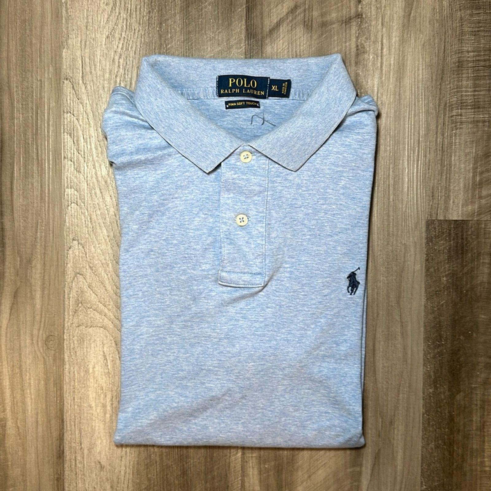 Polo Ralph Lauren Polo Ralph Lauren Pima Soft Touch Polo - XL Size US XL / EU 56 / 4 - 1 Thumbnail