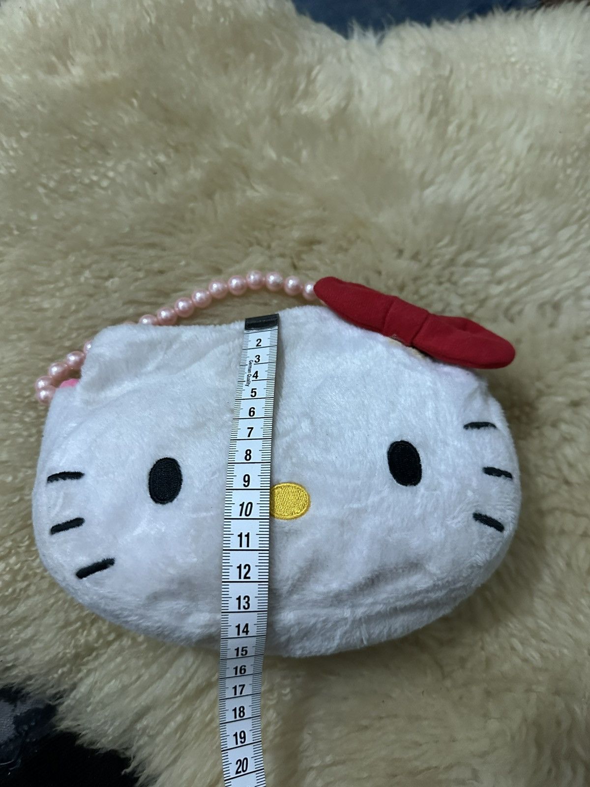 Cartoon Network Cute Hello Kitty Mini Handbag Nice Design Pearl Handle Size ONE SIZE - 8 Thumbnail