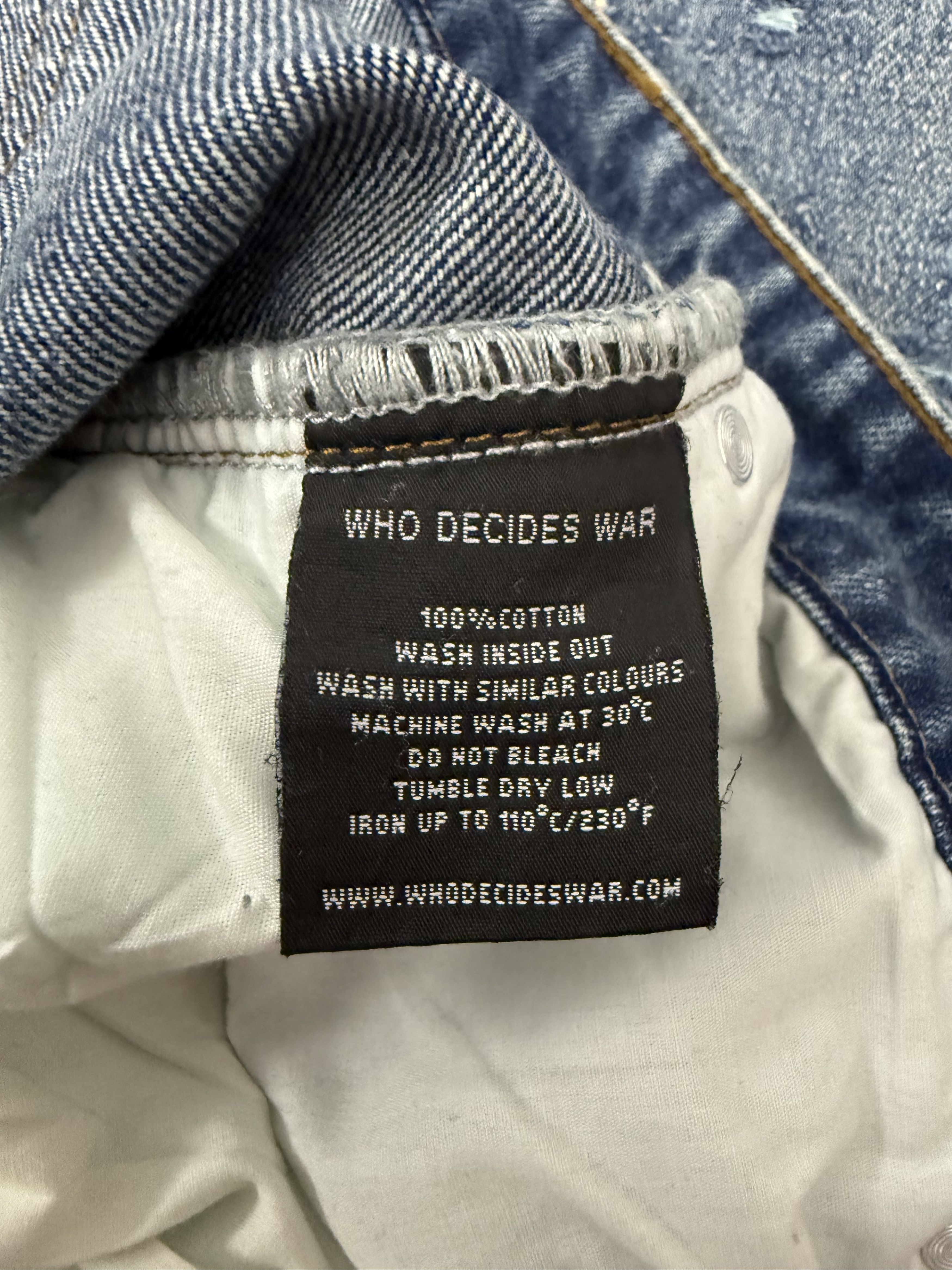 Who Decides War Who Decides War Rhinestone jeans Size US 38 / EU 54 - 5 Thumbnail