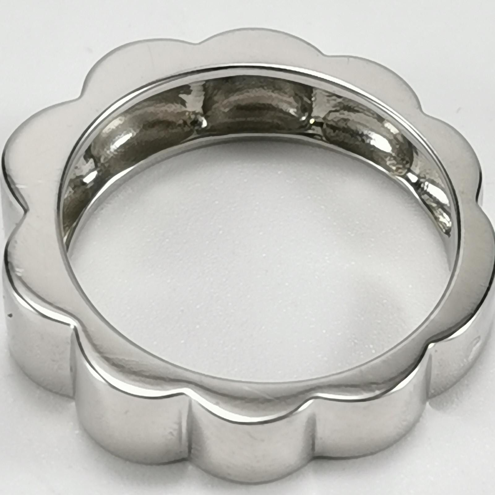 Chanel Chanel 18K White Gold Letter Logo Ring Size 15 -z2505 Size ONE SIZE - 7 Thumbnail