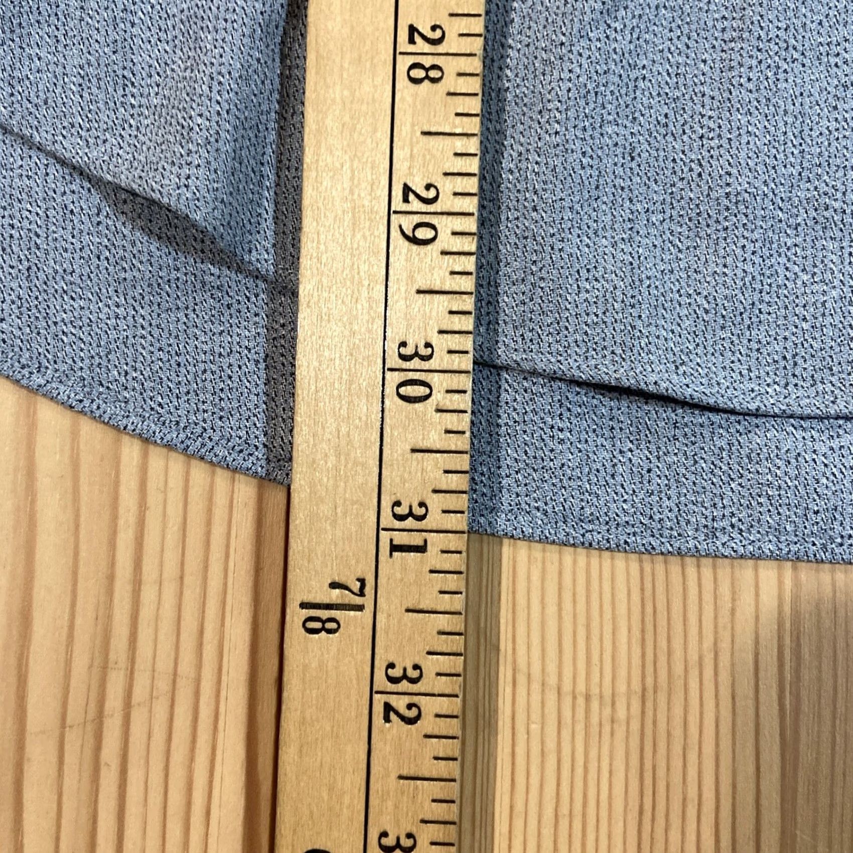 Yves Saint Laurent VINTAGE Saint Laurent YSL Button Shirt Cotton Blend Mens XL Blue Shirt Size US XL / EU 56 / 4 - 3 Thumbnail
