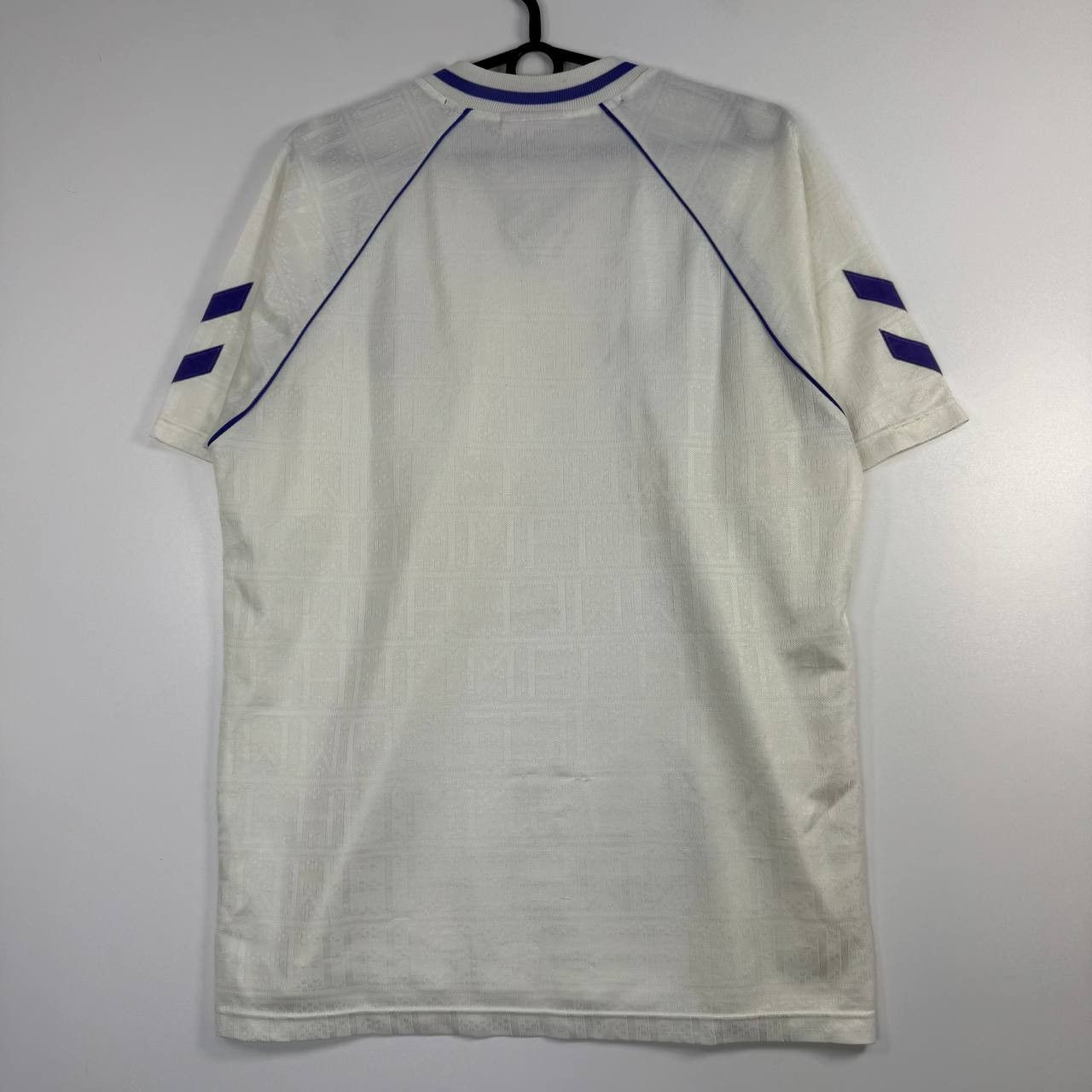 Other Hummel Real Madrid 1989-90 Home Jersey White Vintage Mens L Size US L / EU 52-54 / 3 - 9 Thumbnail