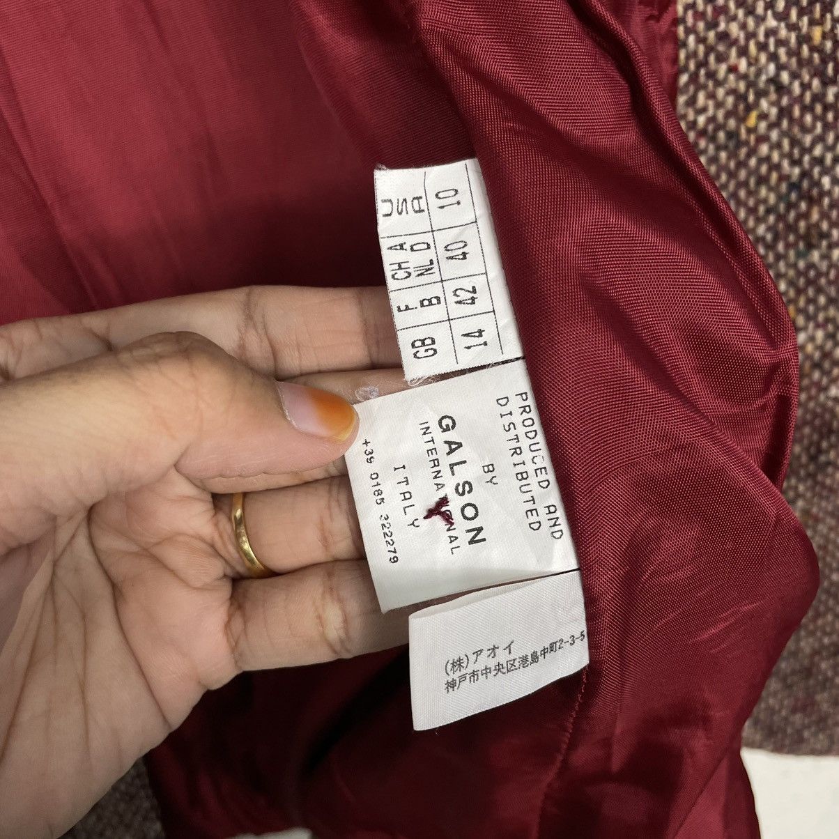 Other Made In Italy Sereno Golson Crop Jacket Size M / US 6-8 / IT 42-44 - 17 Thumbnail