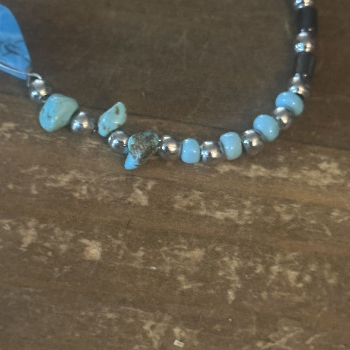 Vintage Vintage turquoise bead bracelet Size ONE SIZE - 6 Thumbnail