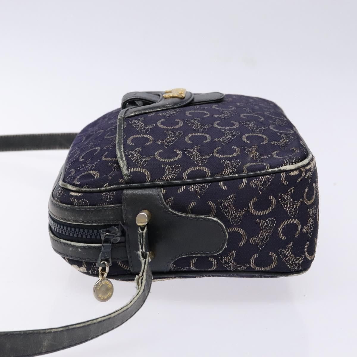Celine CELINE C Sulky Shoulder Bag Canvas Navy Size ONE SIZE - 5 Thumbnail