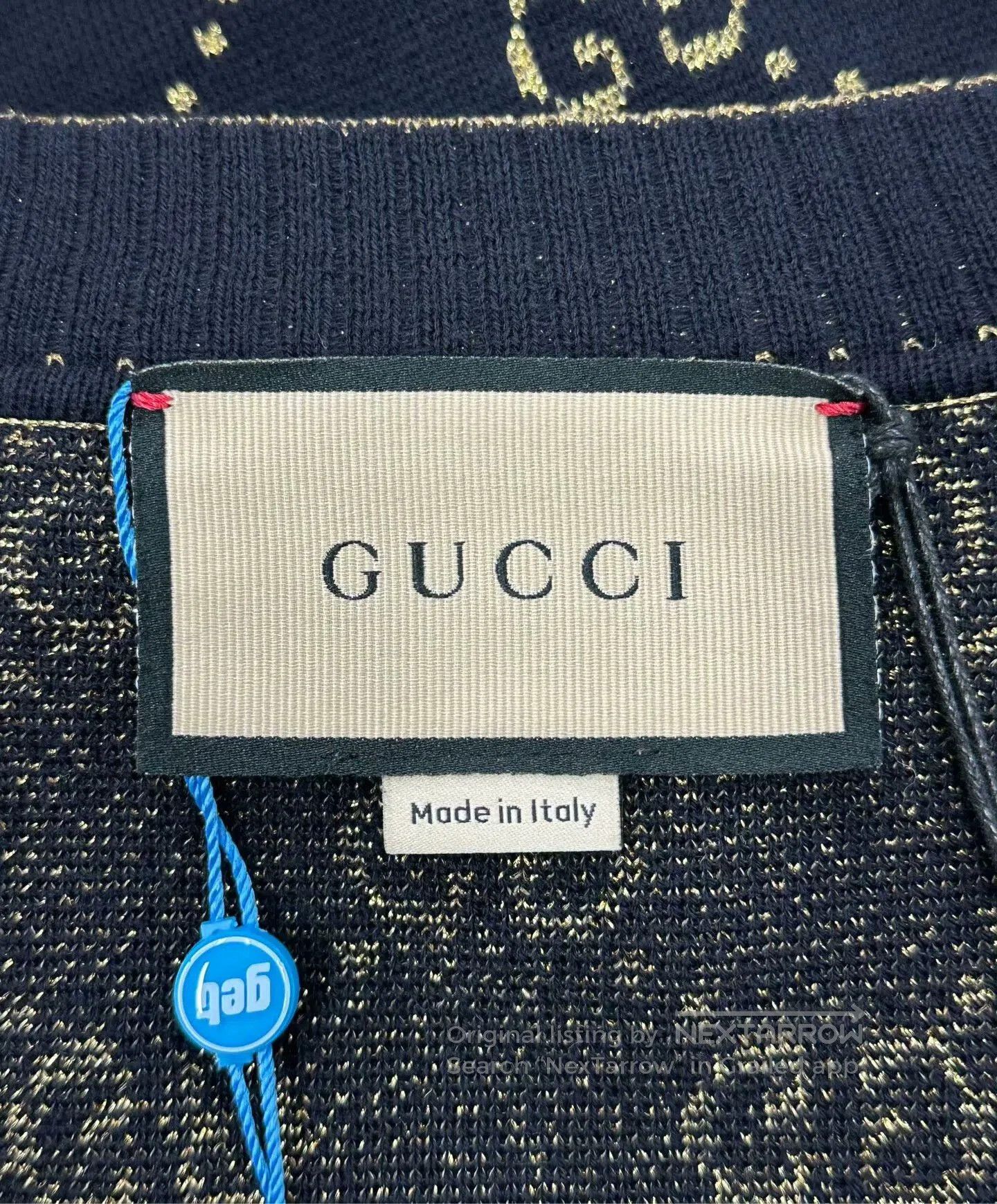 Gucci Gucci Black Gold Knit Cardigan M. Size M / US 6-8 / IT 42-44 - 4 Thumbnail