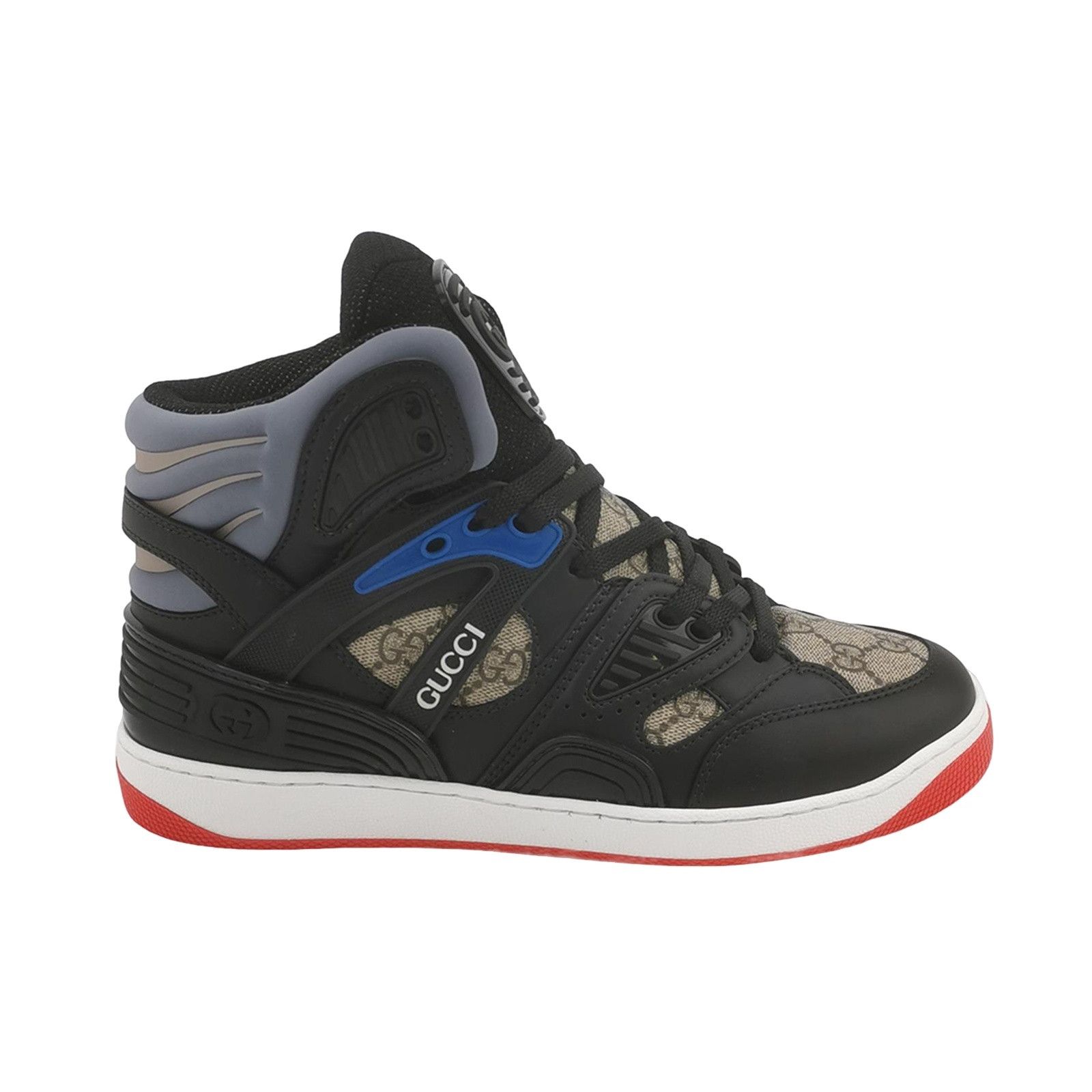 Gucci Gucci Panelled GG Monogram Basket Sneakers Size 40 Size US 7 / EU 40 - 1 Thumbnail