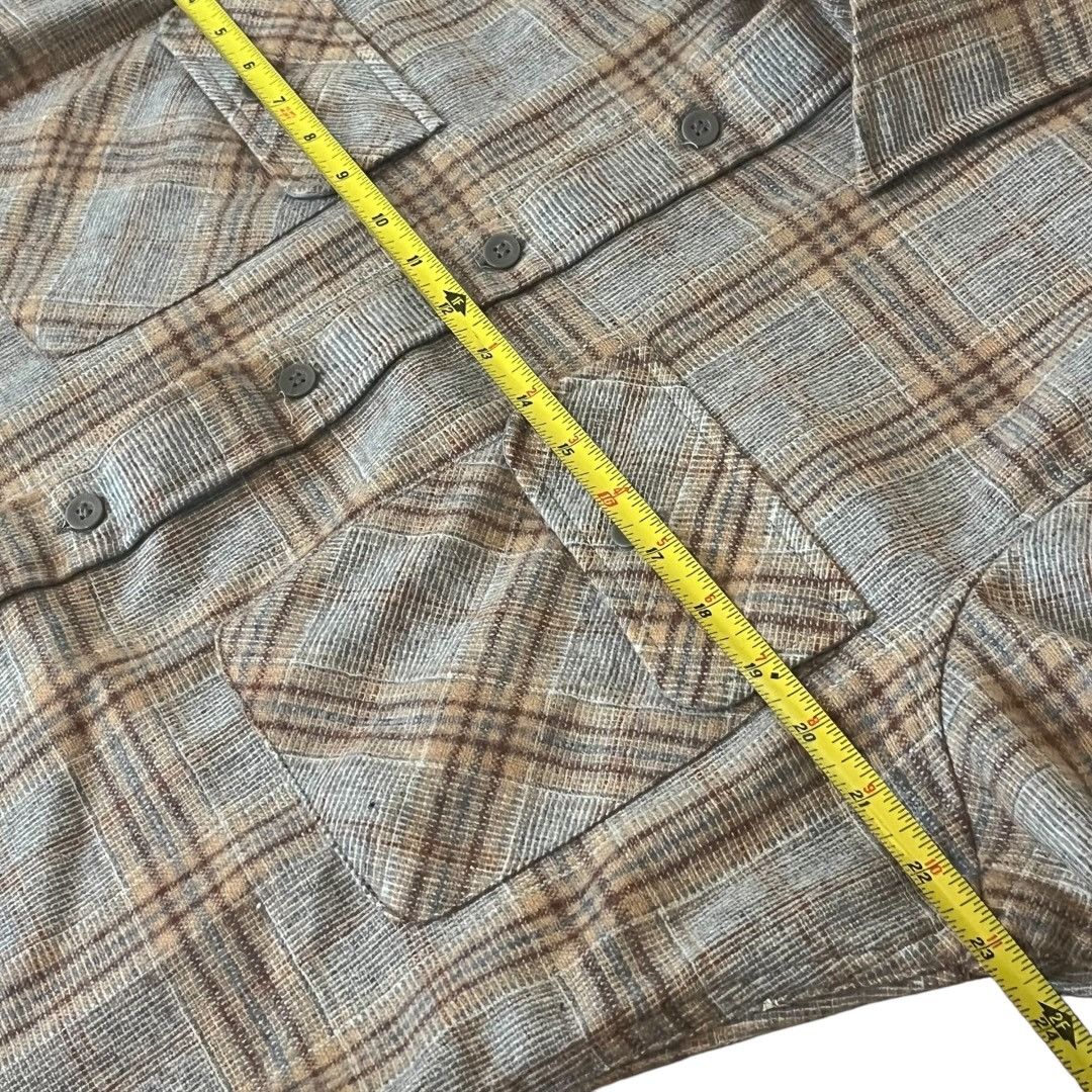 Gap × Vintage VINTAGE Gap Wool Flannel 1970s Size US L / EU 52-54 / 3 - 2 Thumbnail