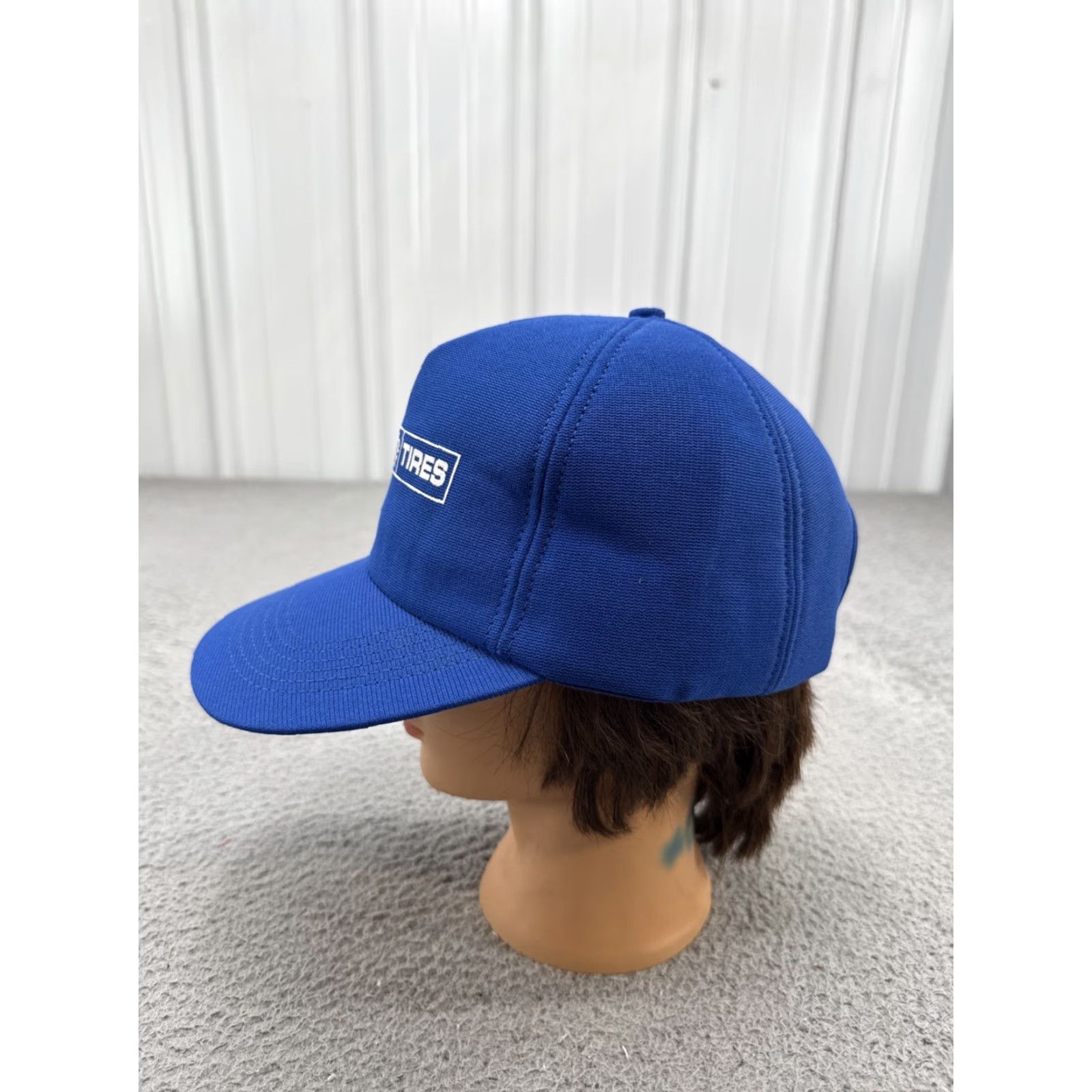 Spell VINTAGE Cooper Tires Trucker Snapback Hat Cap USA Made Adjustable One Size Blue Men Snapback USA 90s Size ONE SIZE - 2 Thumbnail
