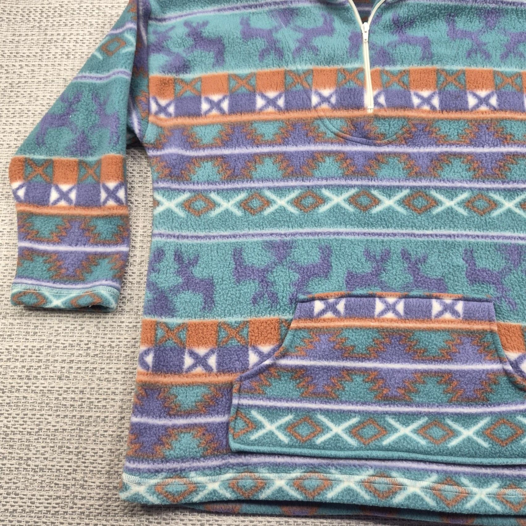Vintage Backroad Blues Womens Sweater Shirt XS? (error) Size S / US 4 / IT 40 - 3 Thumbnail