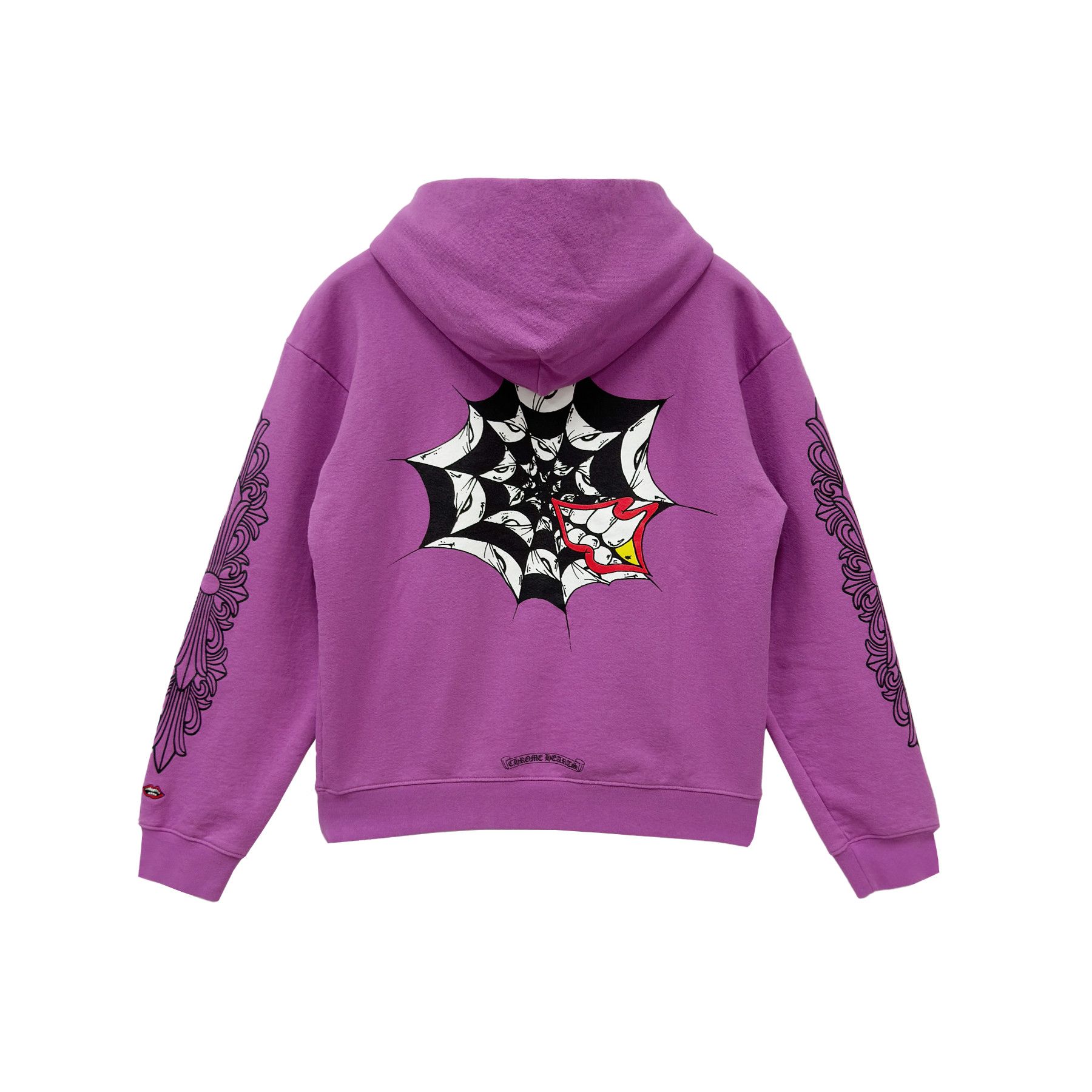 Chrome Hearts Chrome Hearts Matty Boy Spider Web Purple Hoodie Size L / US 10 / IT 46 - 1 Thumbnail