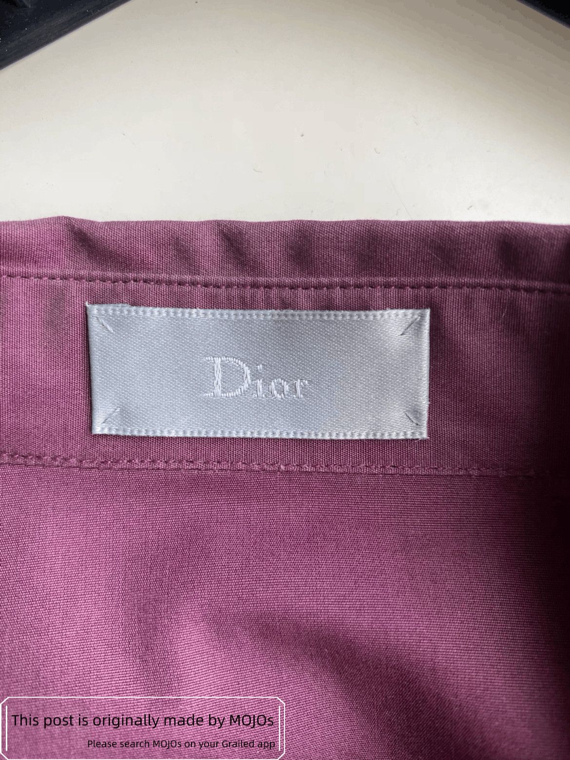 Dior Sz 37 Dior Homme 14SS Red Patches Basic Shirt Mojos9161103 Size US S / EU 44-46 / 1 - 3 Thumbnail