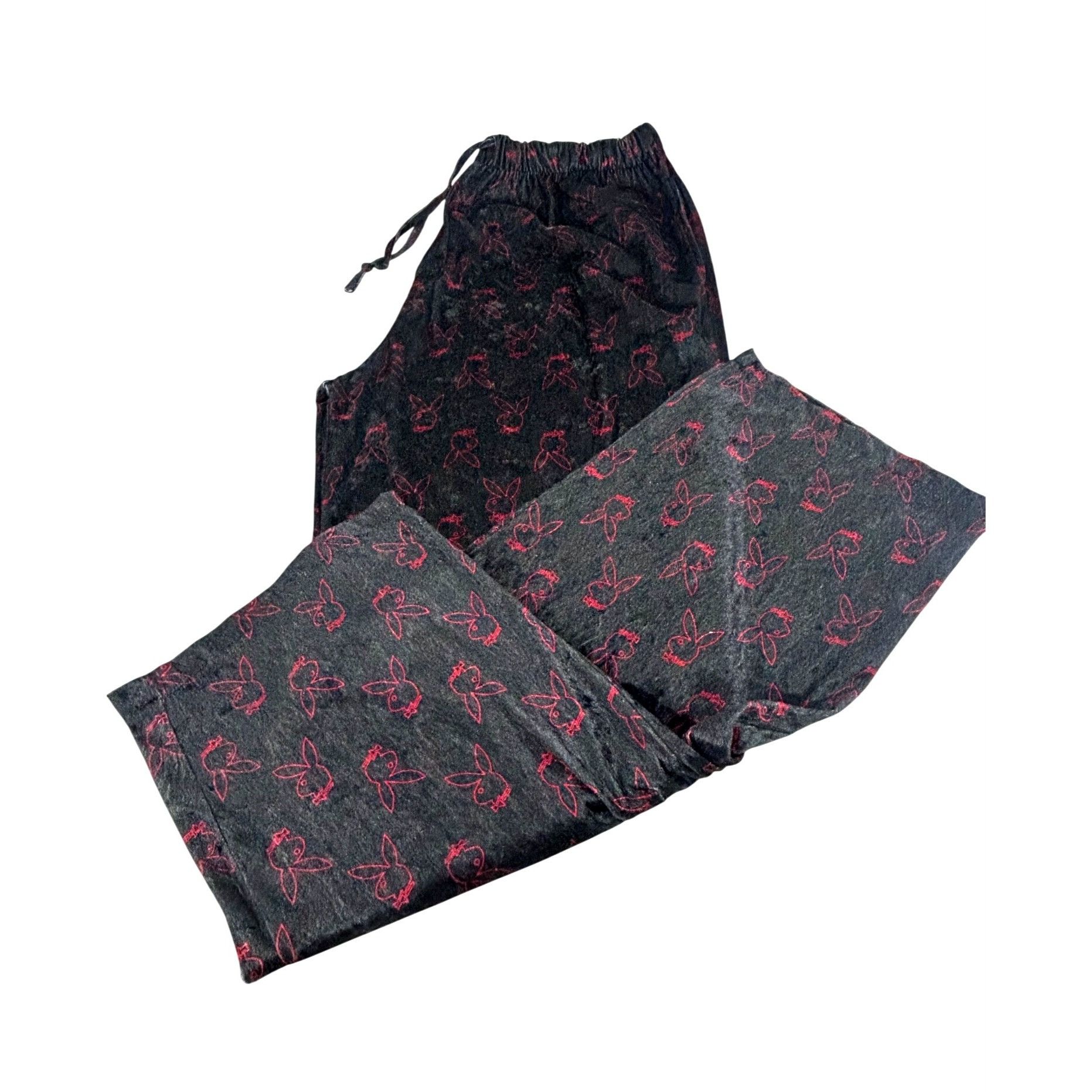 Playboy Playboy under wear Men’s Black Pajama Lounging Pants XL Red Size US 33 - 7 Thumbnail
