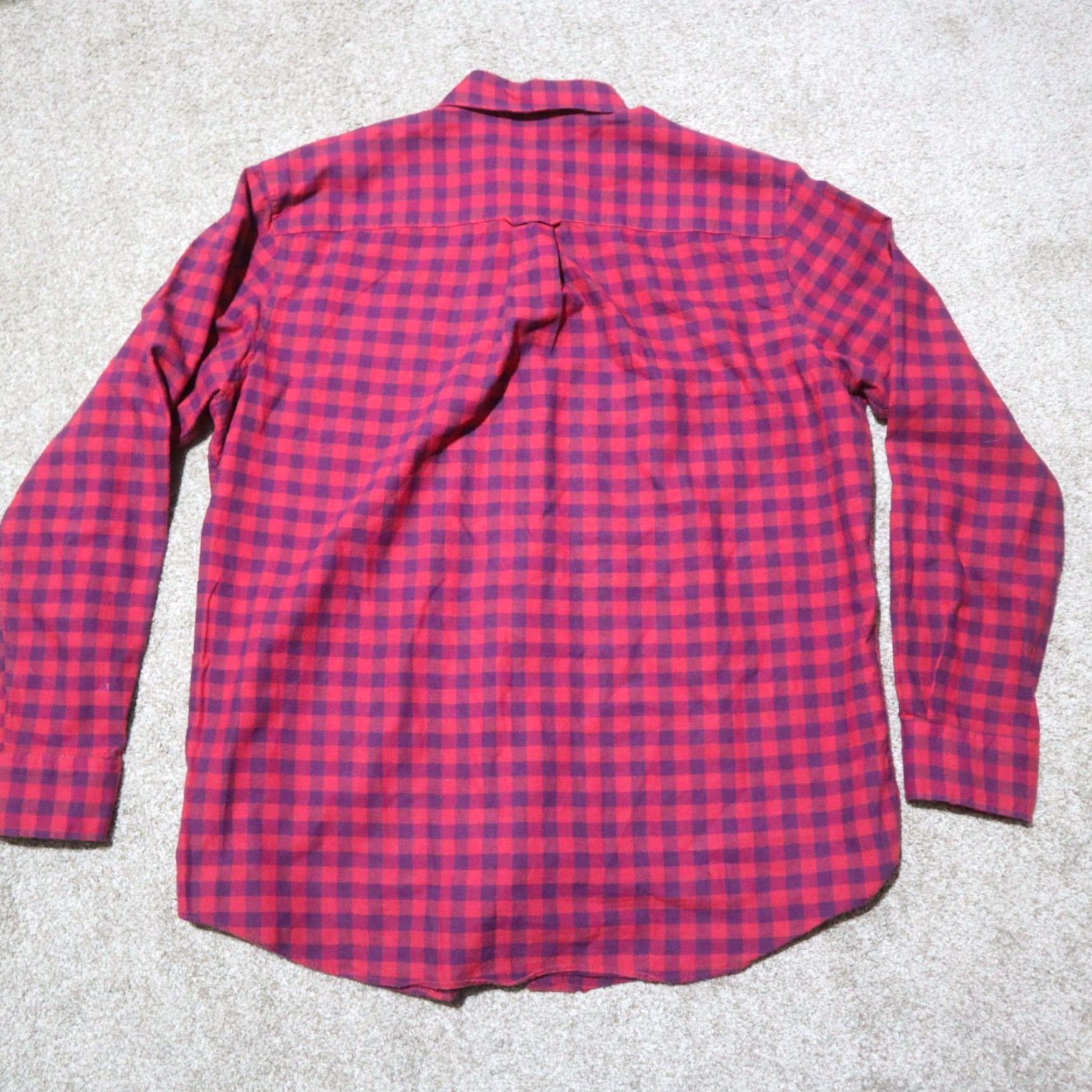 Vintage Vintage Saddlebred Red Plaid Cotton Button-Down Shirt Long Sleeve Men Large Casual Size US L / EU 52-54 / 3 - 7 Thumbnail