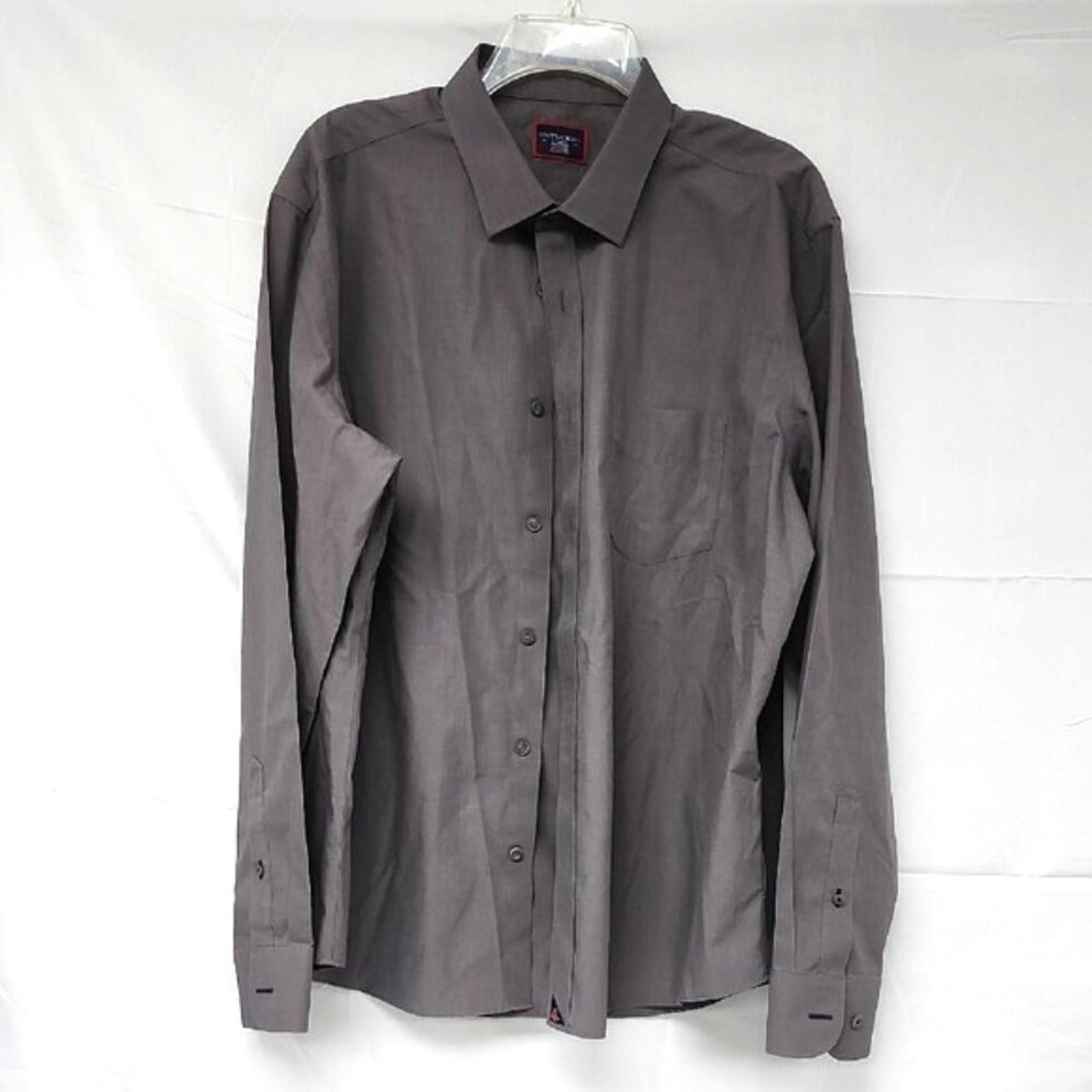 UNTUCKit UNTUCKit Charcoal Dress Shirt Size 44R - 1 Thumbnail