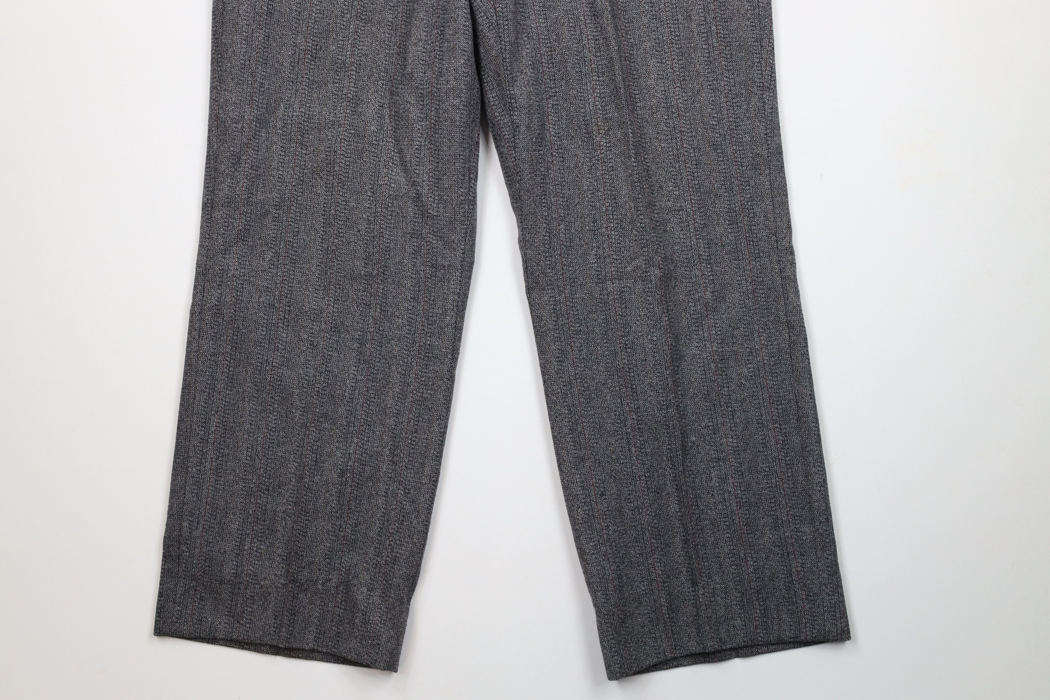 Vintage Vintage 70s Streetwear Tweed Wide Leg Bell Bottoms Pants USA Size US 36 / EU 52 - 4 Thumbnail