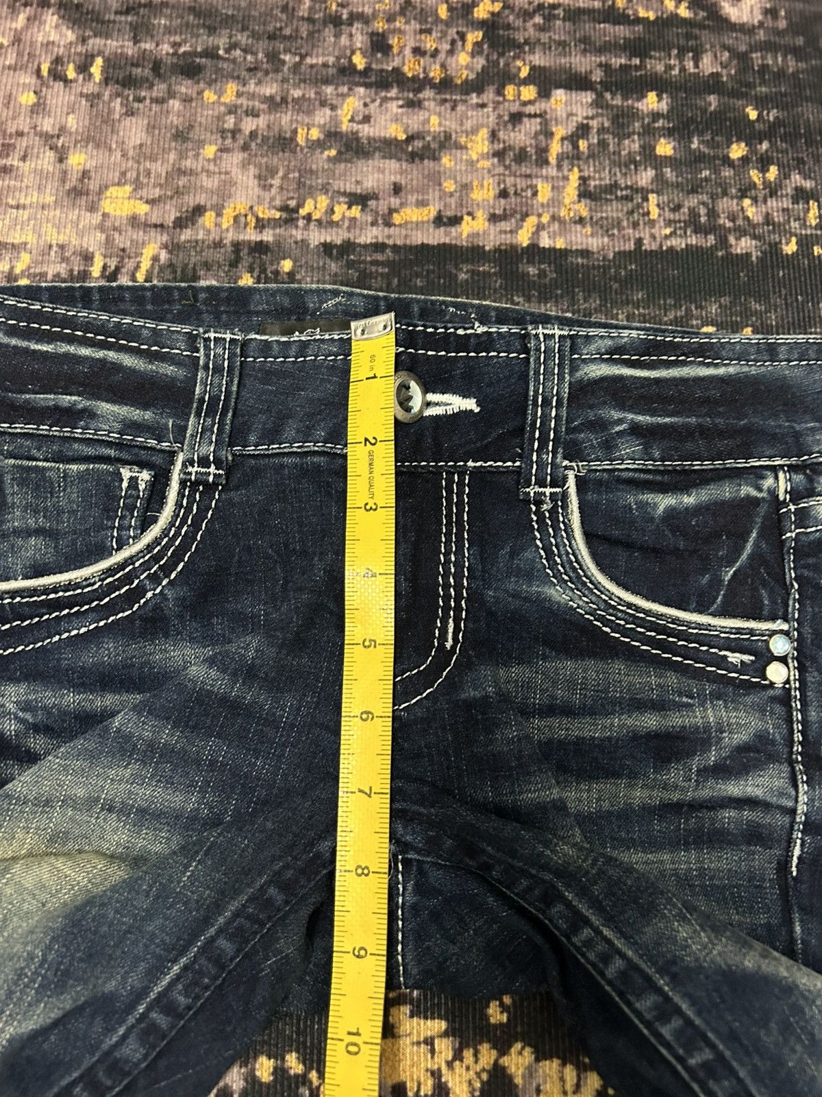 Tornado Mart Red Pepper Pegasus Embroidered Pocket Back Slim Jeans Size US 29 - 16 Thumbnail