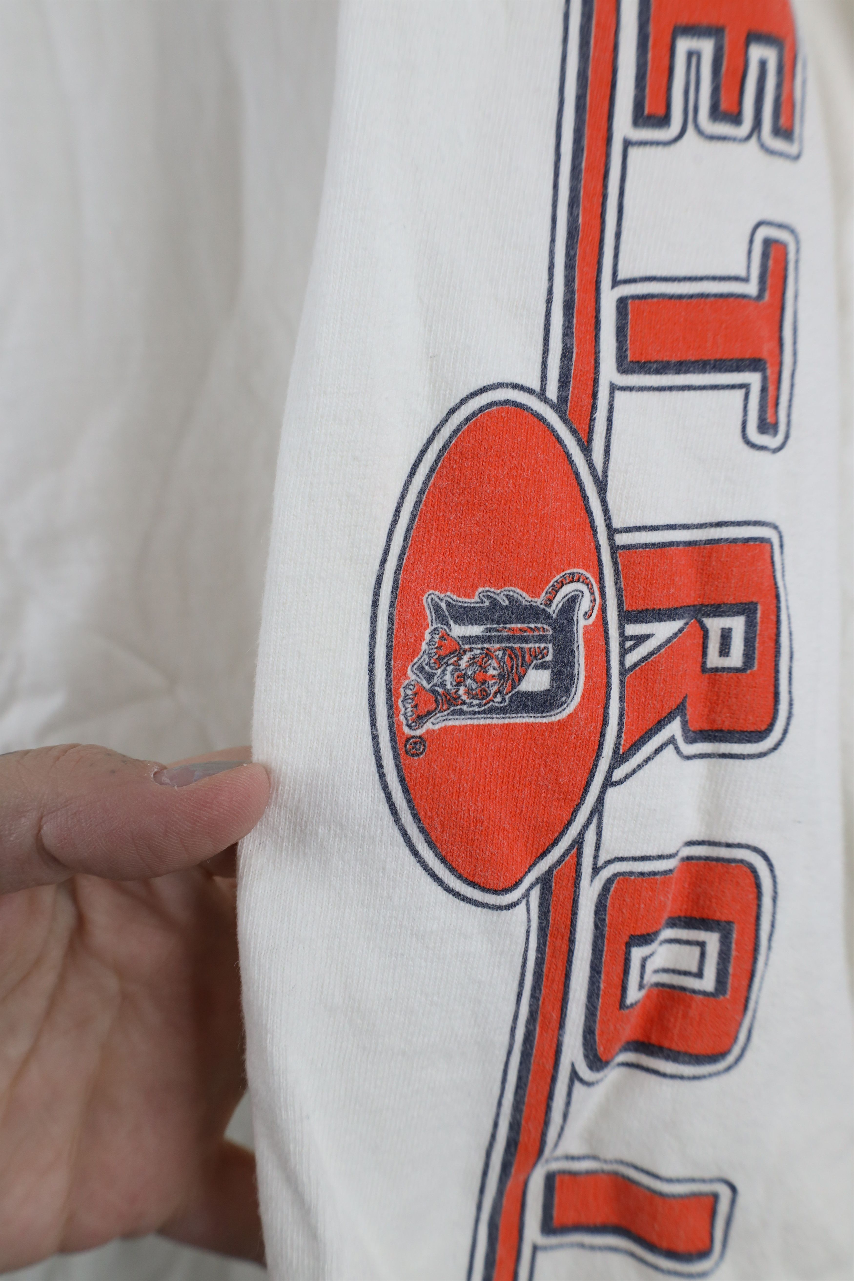 Majestic × Vintage Vintage Y2K Majestic Tigers Baseball Long Sleeve T-Shirt Size US XXL / EU 58 / 5 - 8 Thumbnail