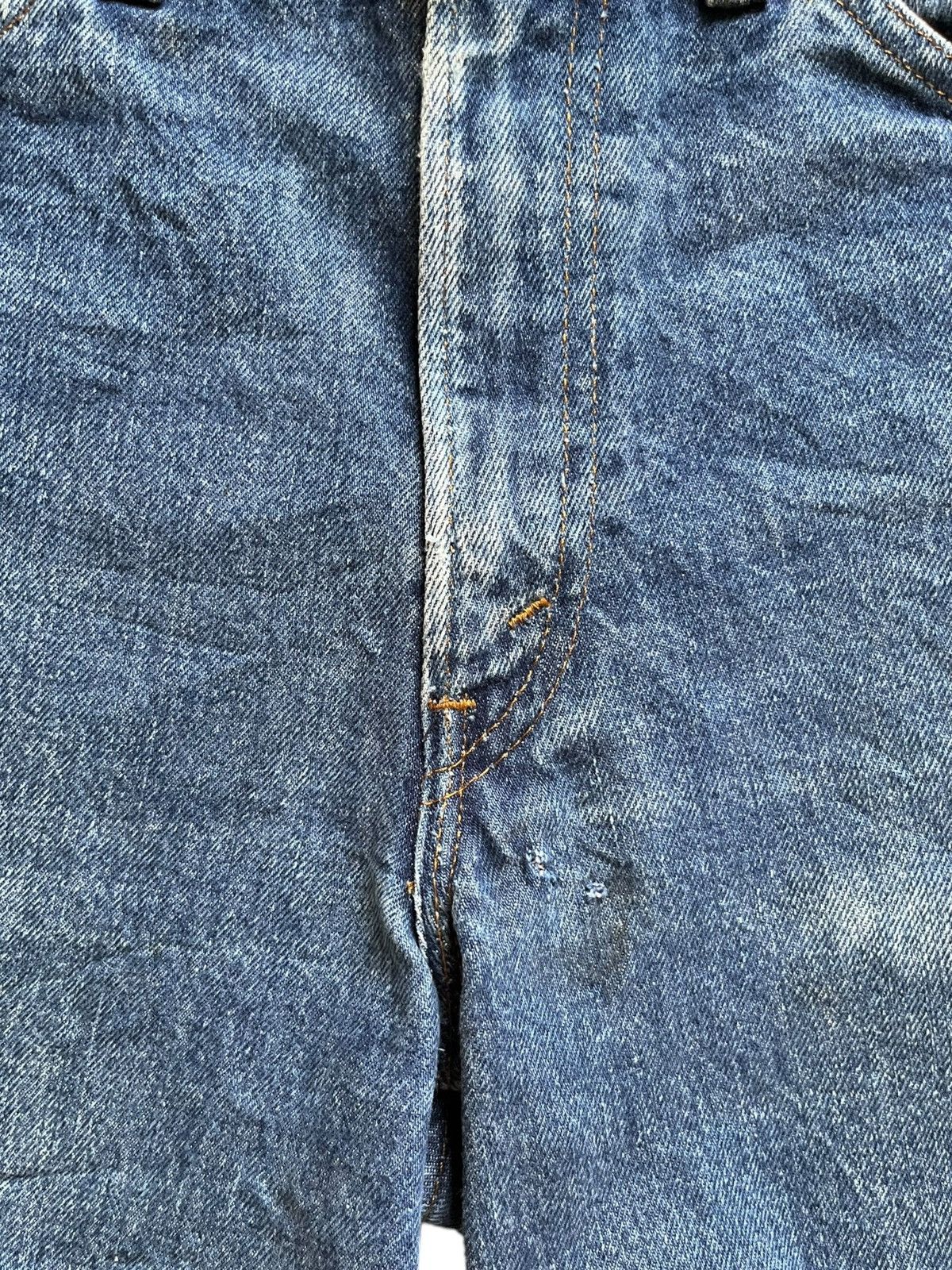 Levi's × Levi's Vintage Clothing Vintage 80s Levis 646 Orange Tab Distressed Shorts Jeans Size 29" - 7 Thumbnail