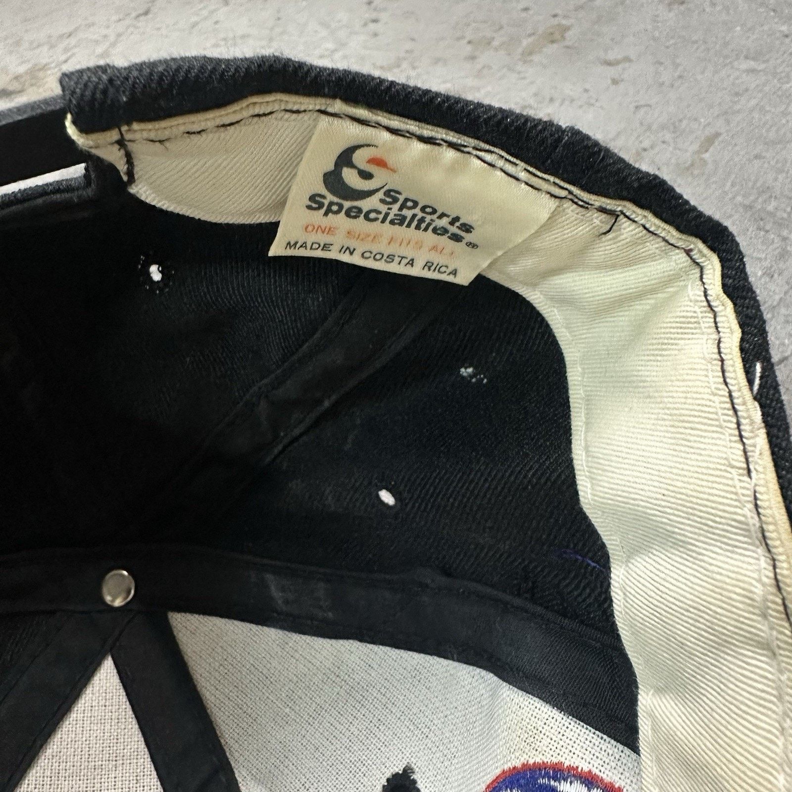 NBA × Sports Specialties × Vintage Vintage Sports Specialties Clippers Black Script Wool Hat Size ONE SIZE - 4 Thumbnail