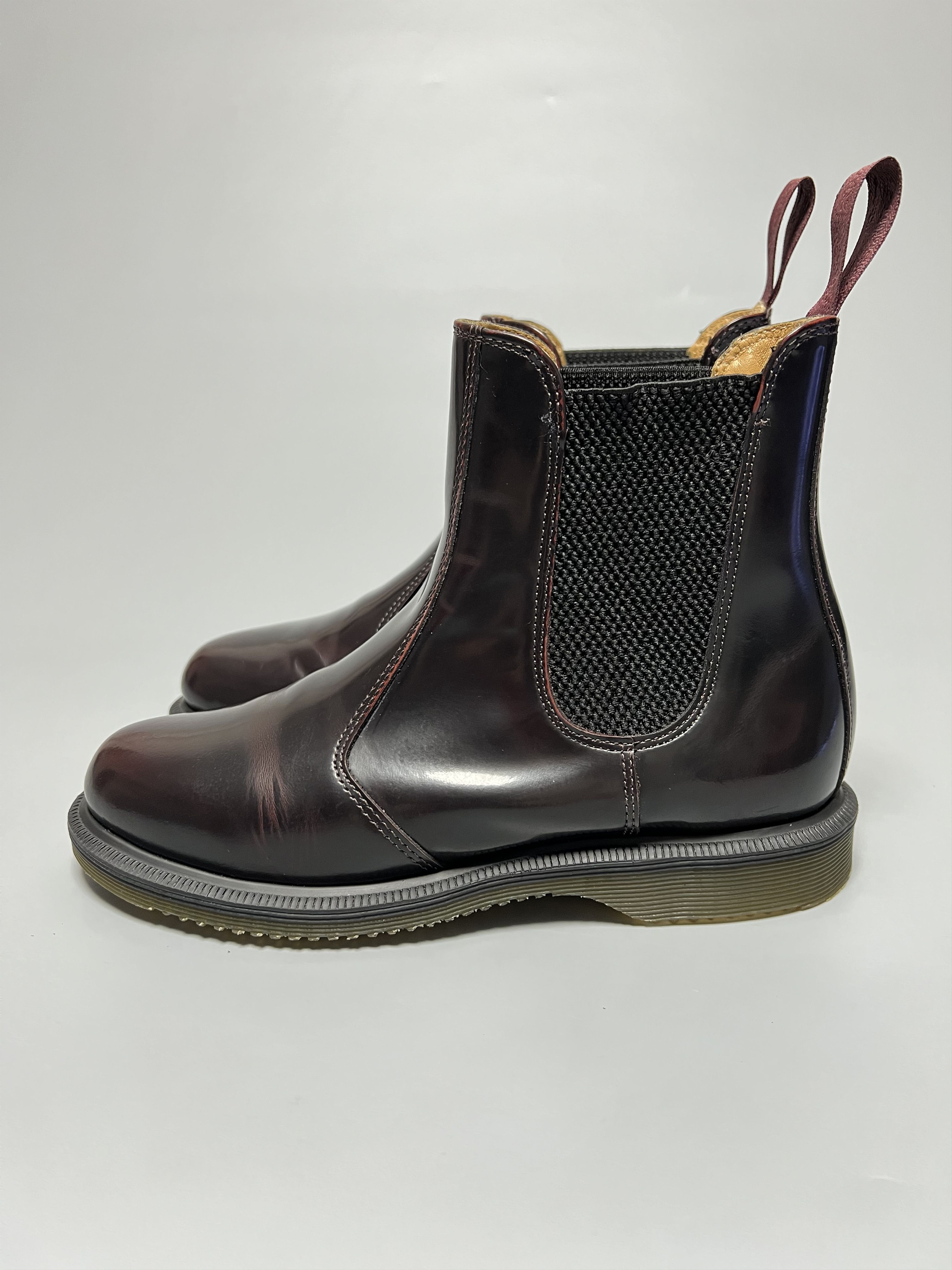 Dr. Martens Dr. Martens Flora Women's Cherry Red Chelsea Boots Shoes Size US 6 / IT 36 - 2 Thumbnail