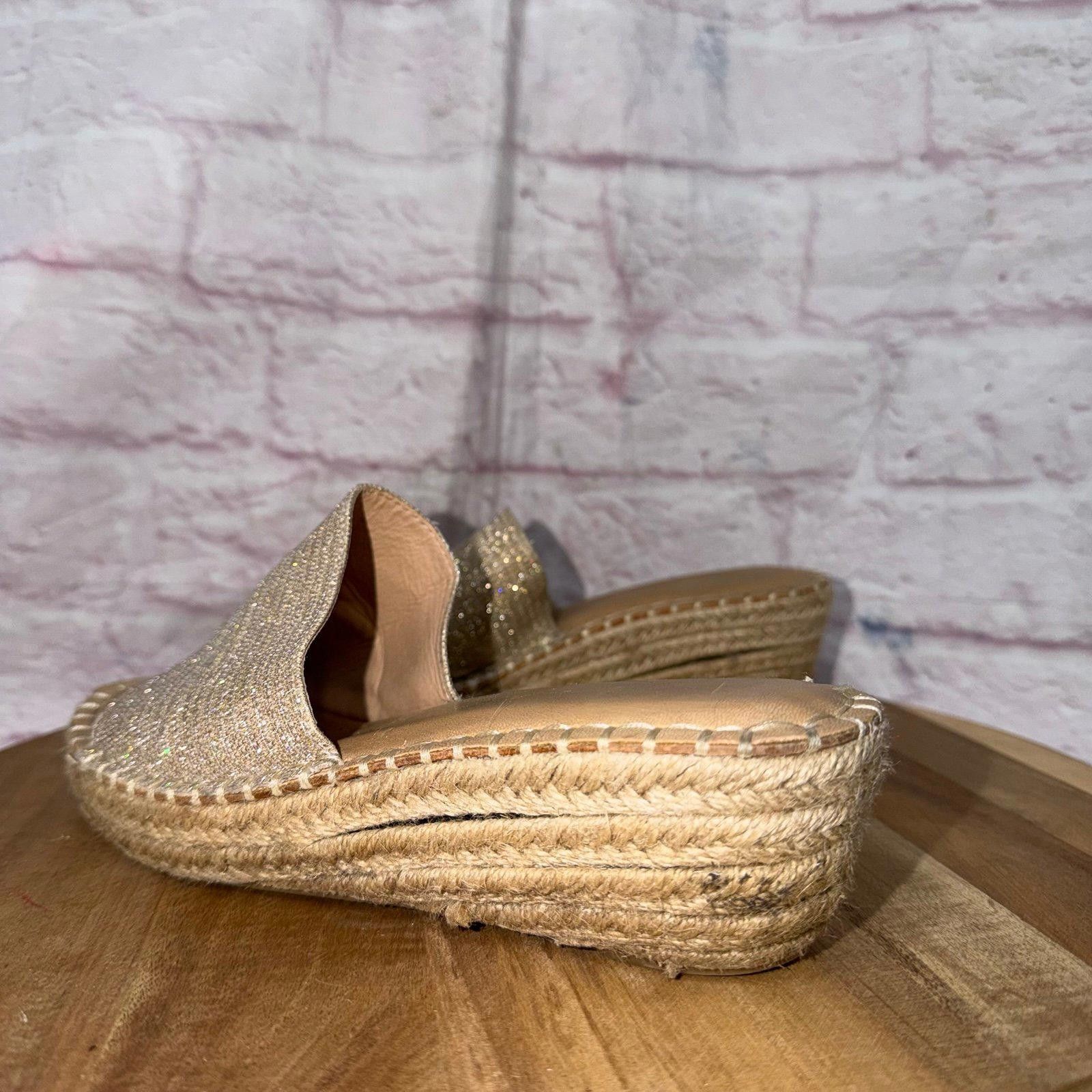 Other Catherine Malandrino Gold Espadrille Sandals Size 7 Size US 7 / IT 37 - 4 Thumbnail