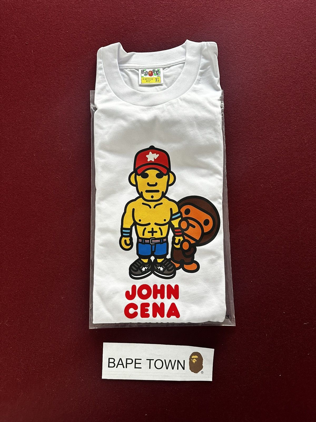 Bape BAPE X FANATICS X WWE JOHN CENA BABY MILO RELAXED FIT TEE Size US XL / EU 56 / 4 - 1 Thumbnail
