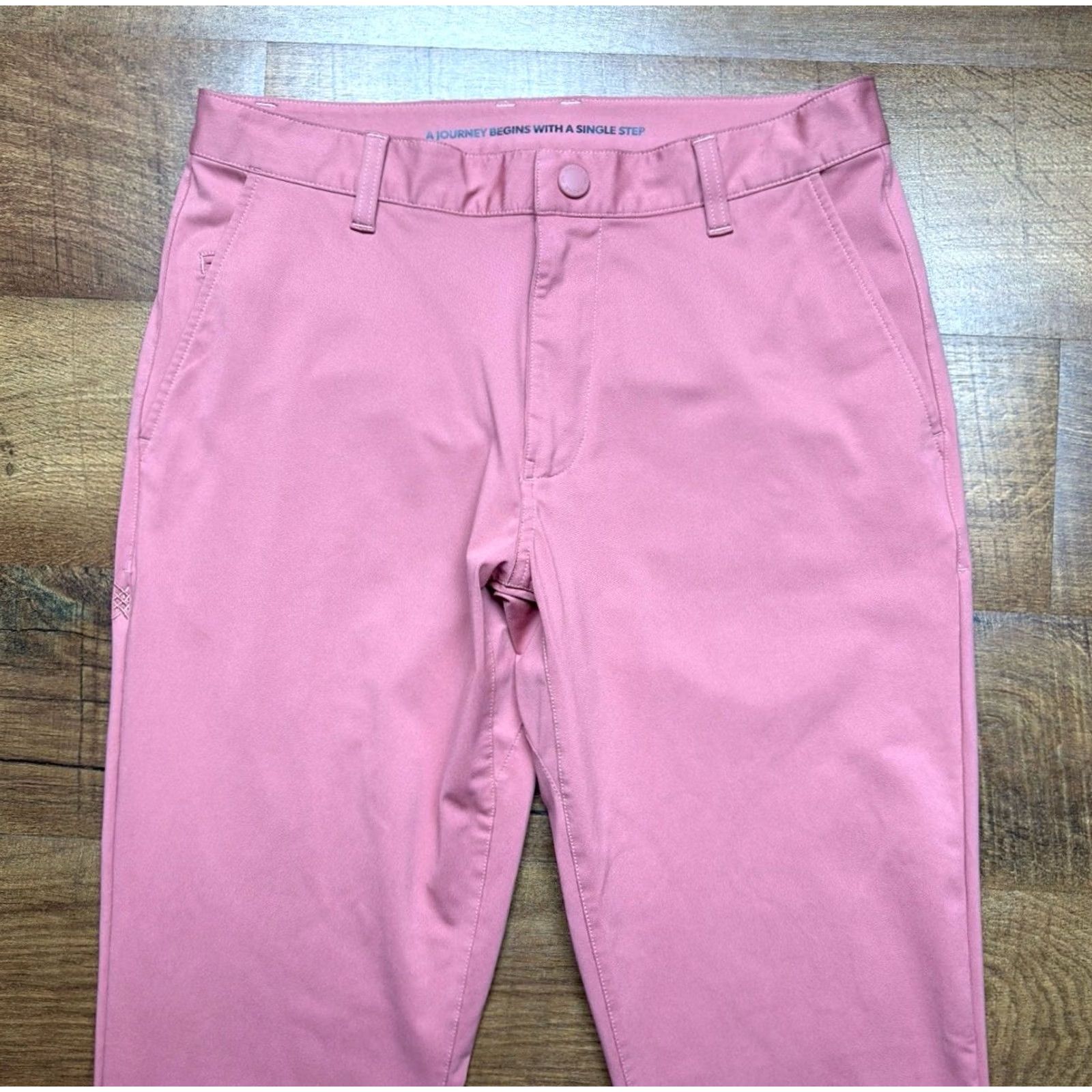 Rhone Rhone Mens Pants Maroon Red City Commuter Chino Slim Stretch Tech Golf Size US 30 / EU 46 - 2 Thumbnail