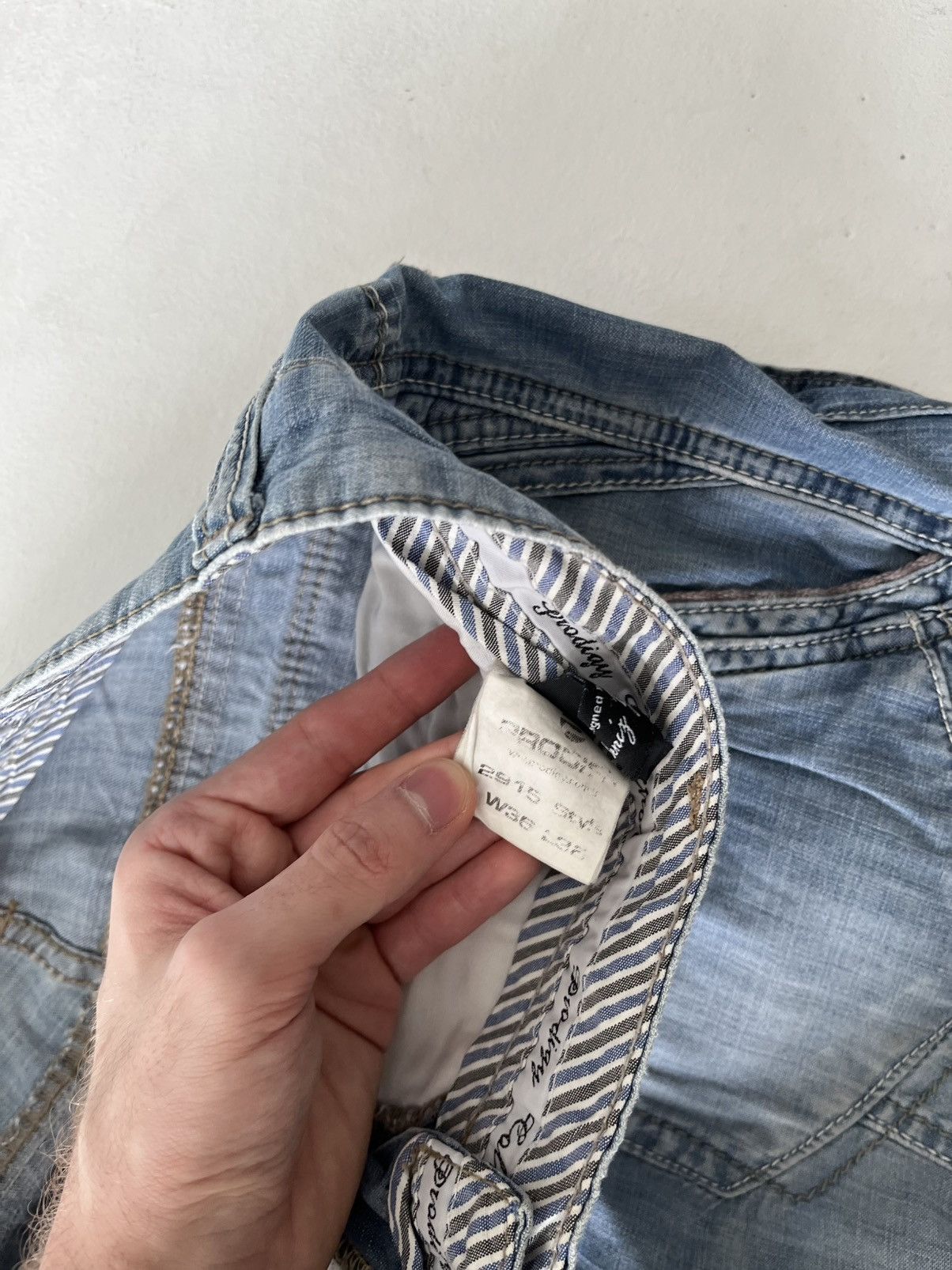 20471120 × If Six Was Nine Vntage 90s baggy wide parachute cargo washed denim Y2K Jeans Size US 32 / EU 48 - 7 Thumbnail
