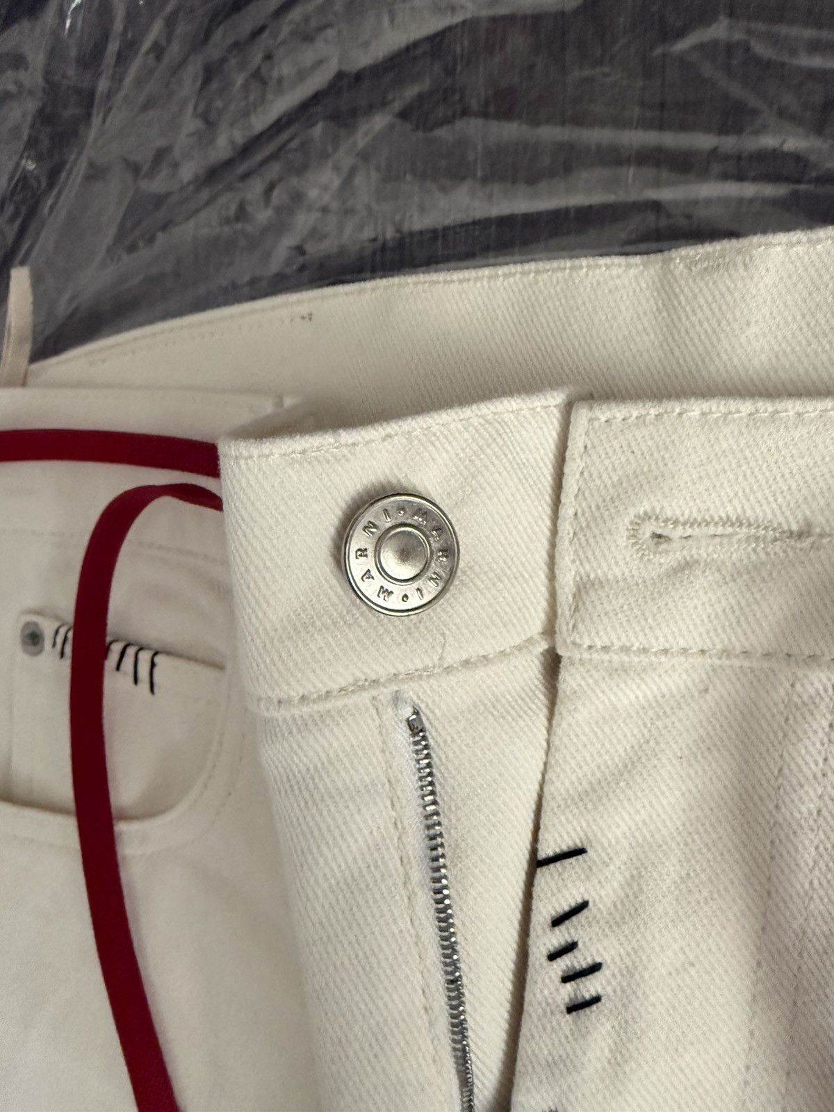 Marni DRAWSTRING TROUSERS - LILY WHITE Size US 32 / EU 48 - 5 Thumbnail