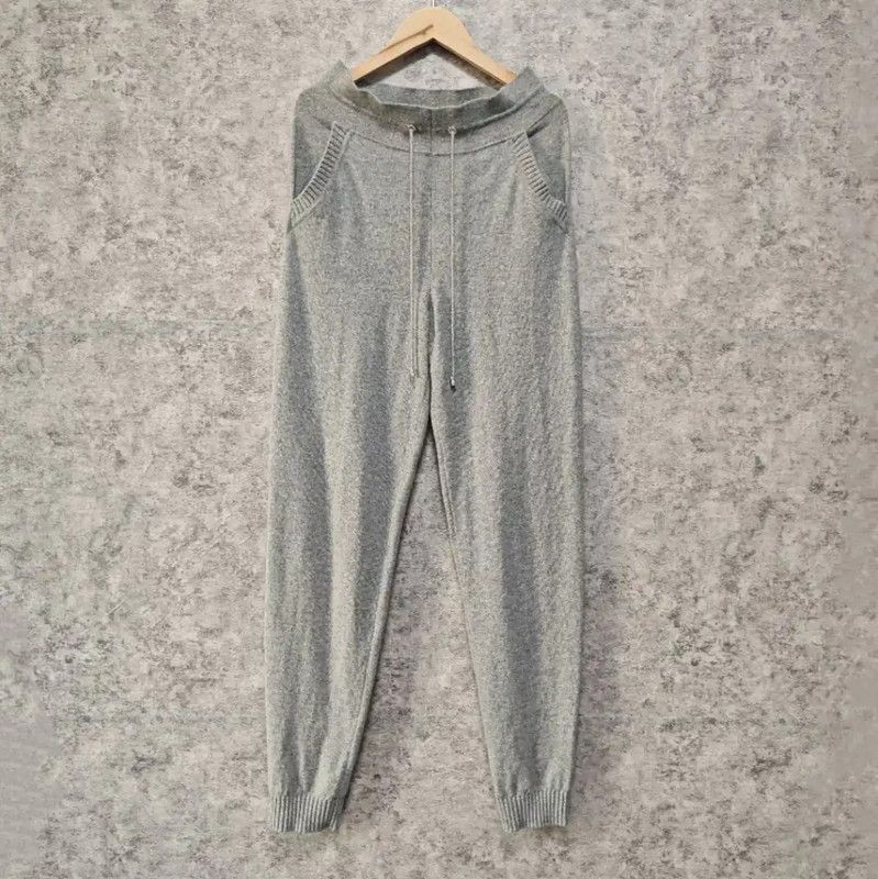 Chanel Chanel Gray Wool Casual Pants for Women 0089 Size 30" / US 8 / IT 44 - 1 Thumbnail