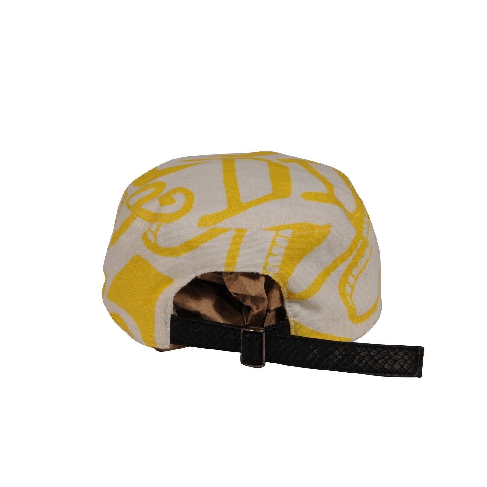 Dior SHAWN Logo Camp Cap 1 of 1 Medium Yellow White Size ONE SIZE - 6 Thumbnail