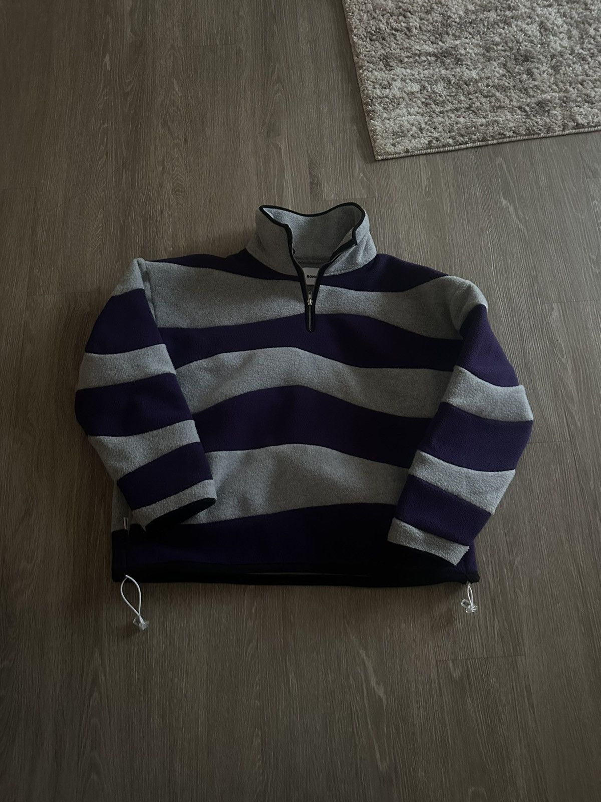 BONSAI BONSAI Half Zip Stripe Fleece Size US S / EU 44-46 / 1 - 1 Thumbnail