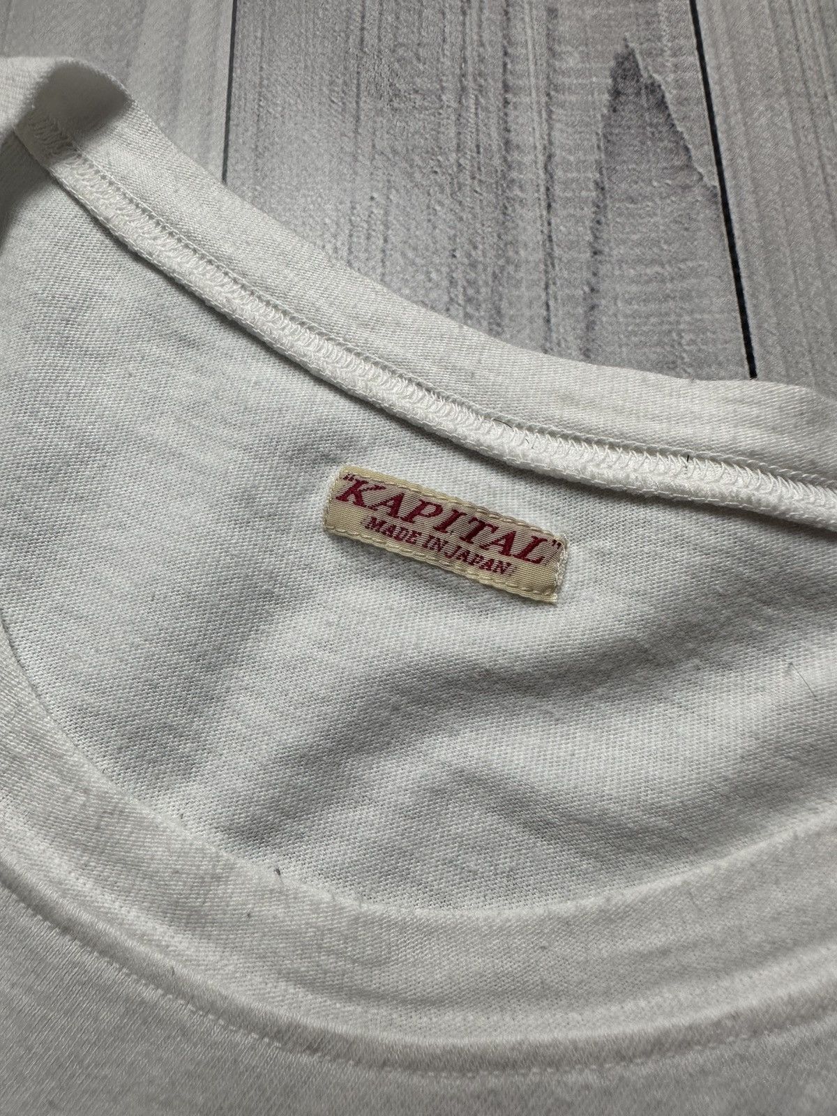 Japanese Brand × Kapital × Vintage Vintage Kapital Japanese tee logo Farmy Veteran size M Size US M / EU 48-50 / 2 - 4 Thumbnail