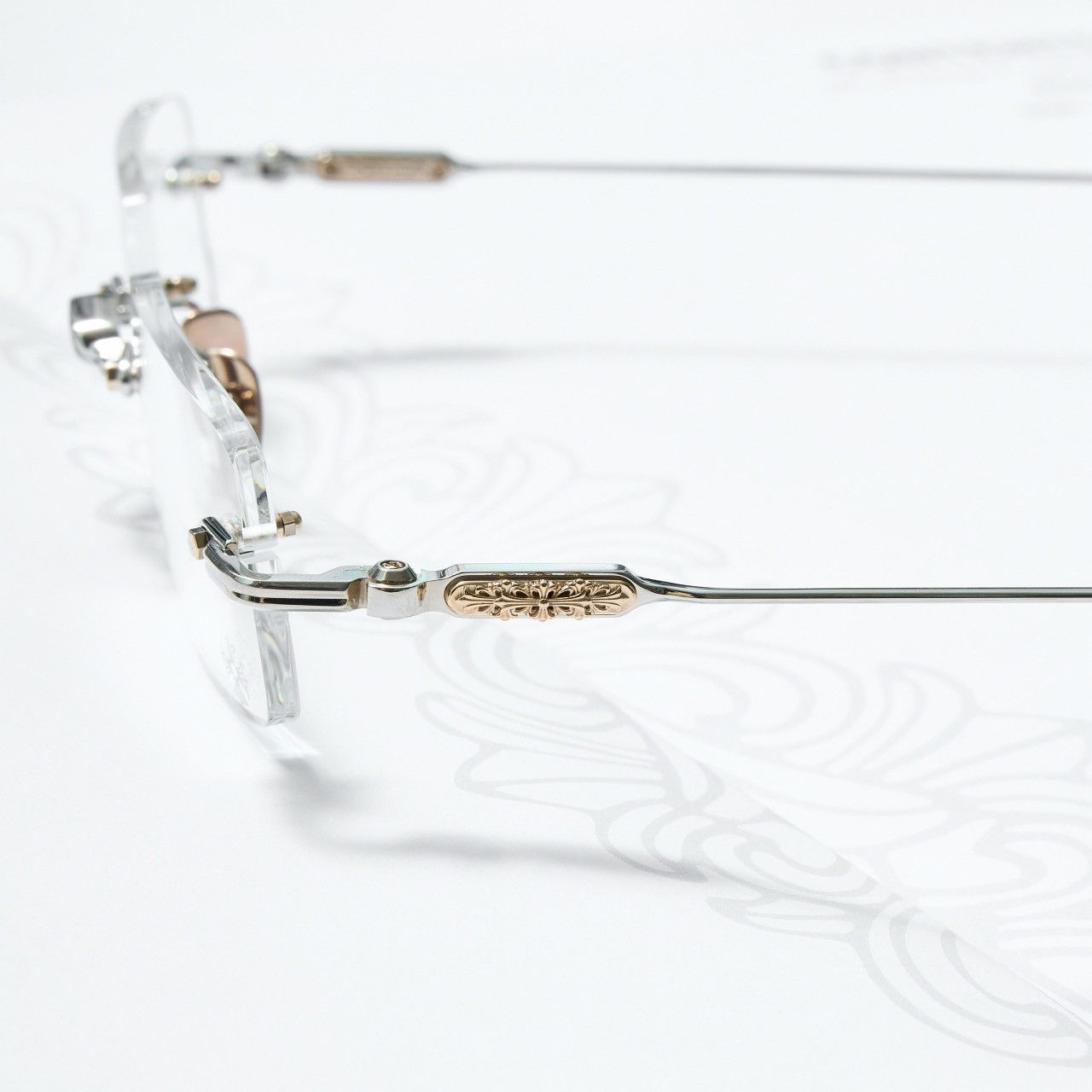 Chrome Hearts CHROME HEARTS SOFFFFFFFFERS II SHINY SILVER GLASSES Size ONE SIZE - 3 Thumbnail