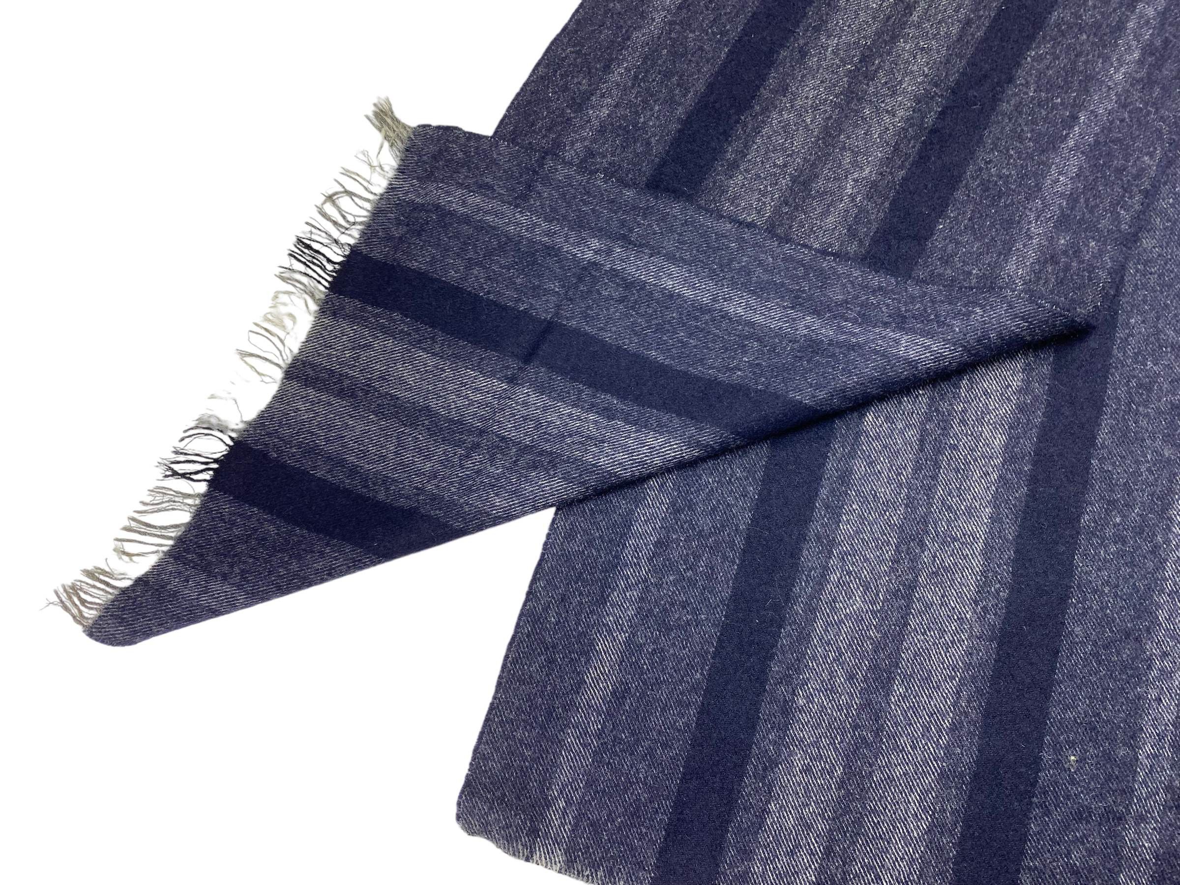 Johnstons Of Elgin JohnstonVintage Daks London Wool Scarf -Striped England Made Size ONE SIZE - 9 Thumbnail