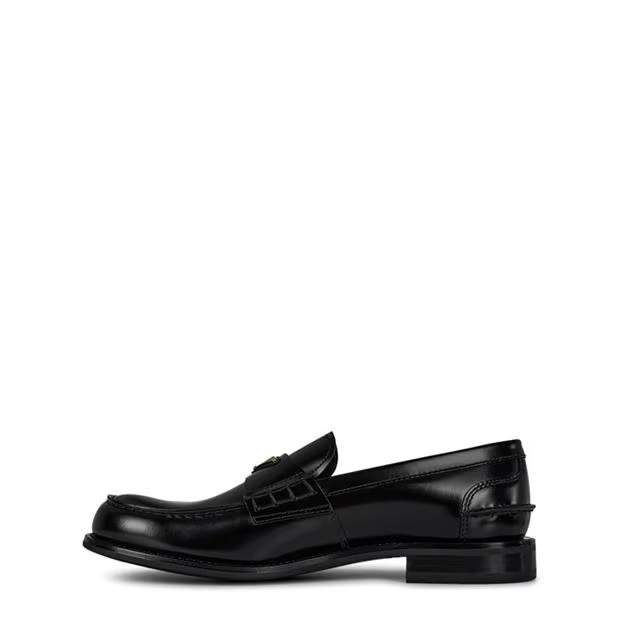 Prada Gold Triangle Loafers Size US 10 / EU 43 - 3 Thumbnail